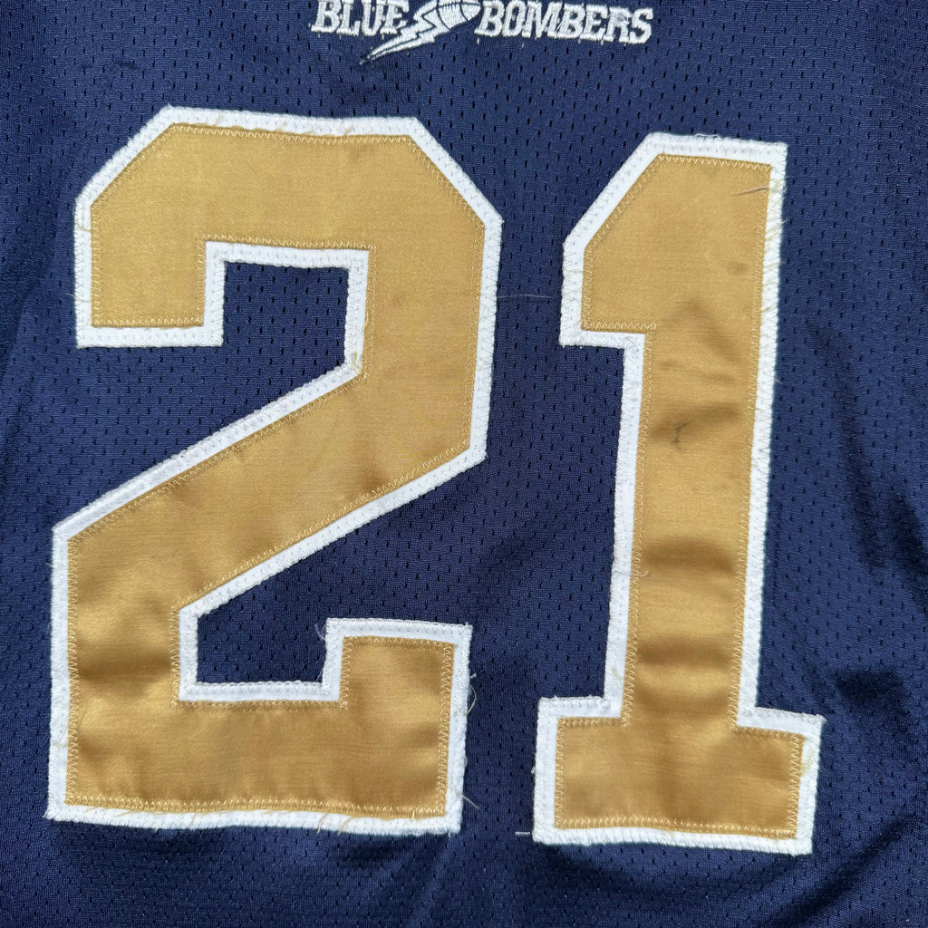 Scott Regimbald Winnipeg Blue Bombers 2006 Game Worn CFL Reebok Jersey