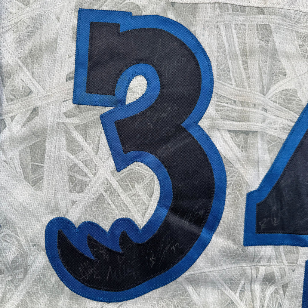 JC Lipon Manitoba Moose Wilderness Camo MIC AHL Hockey Jersey Size 52