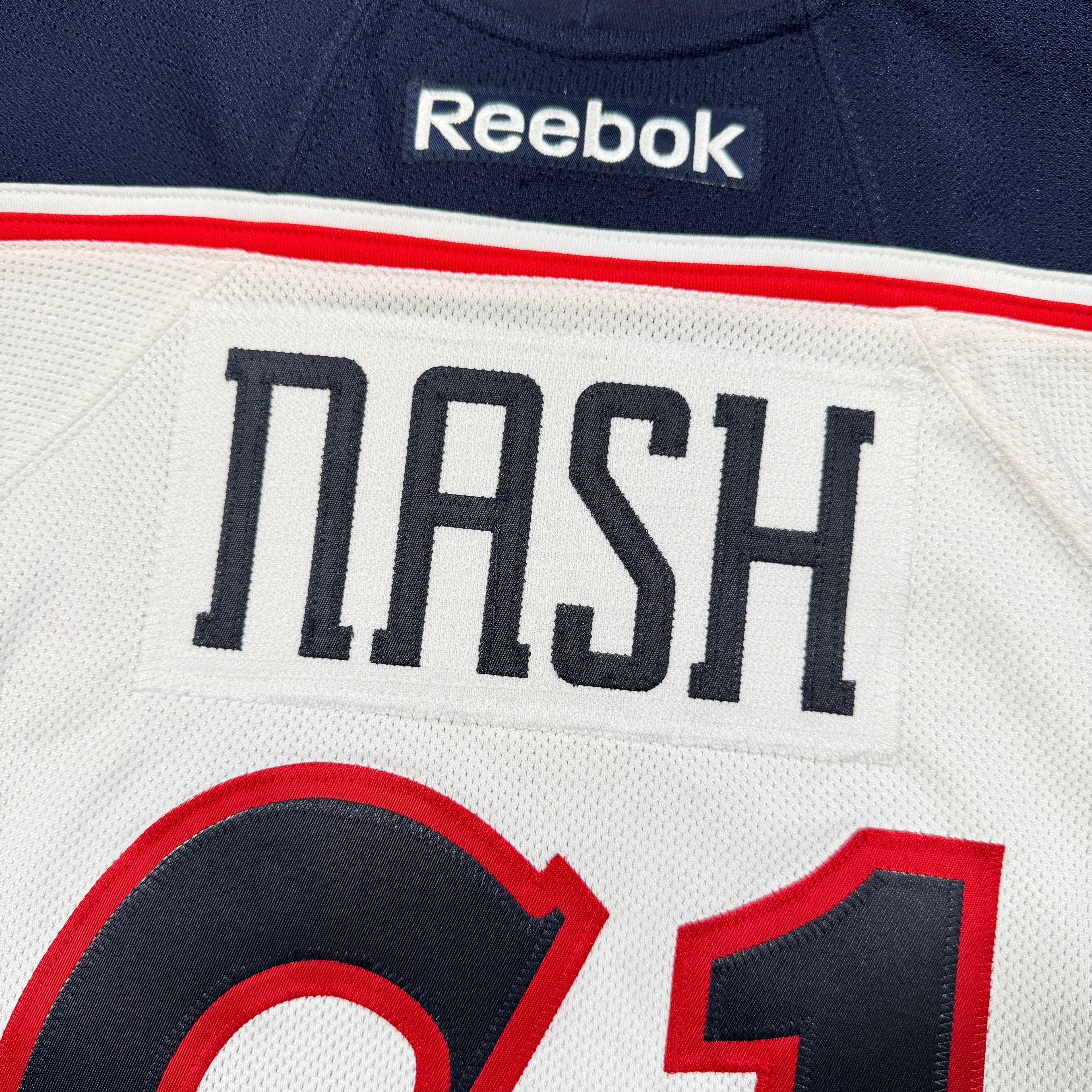 Rick Nash Columbus Blue Jackets Team Issued Reebok MIC Jersey -58+