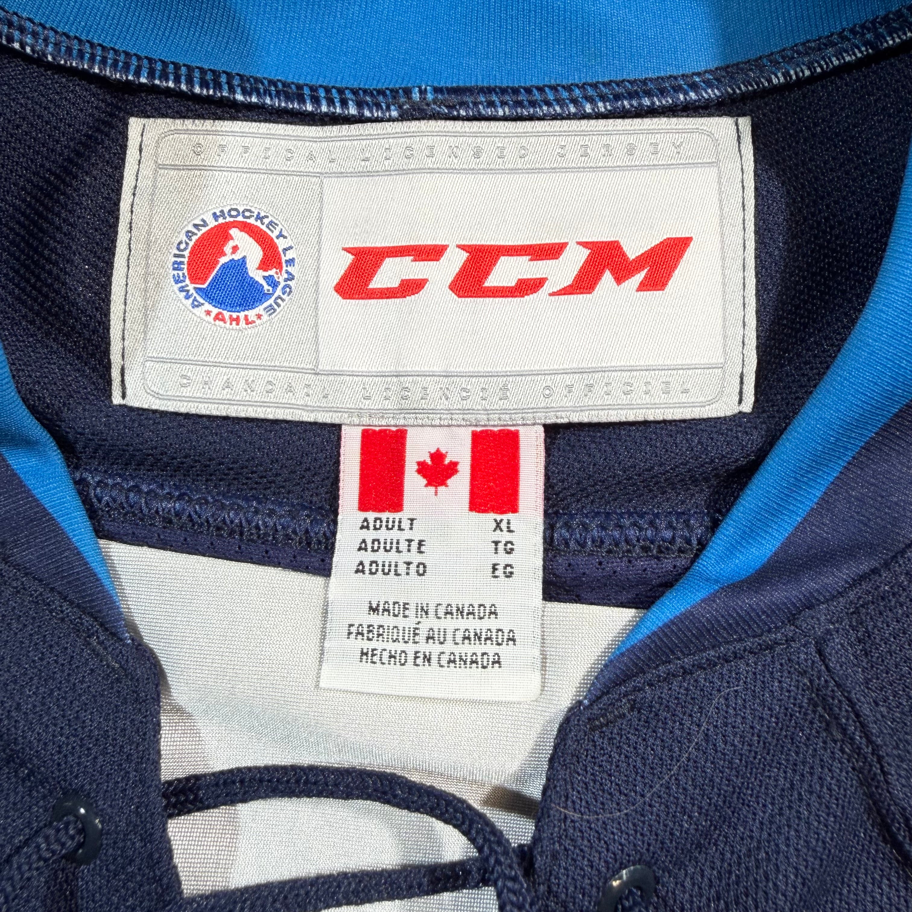 Patrice Cormier Manitoba Moose Signed AHL CCM Hockey Jersey - XL