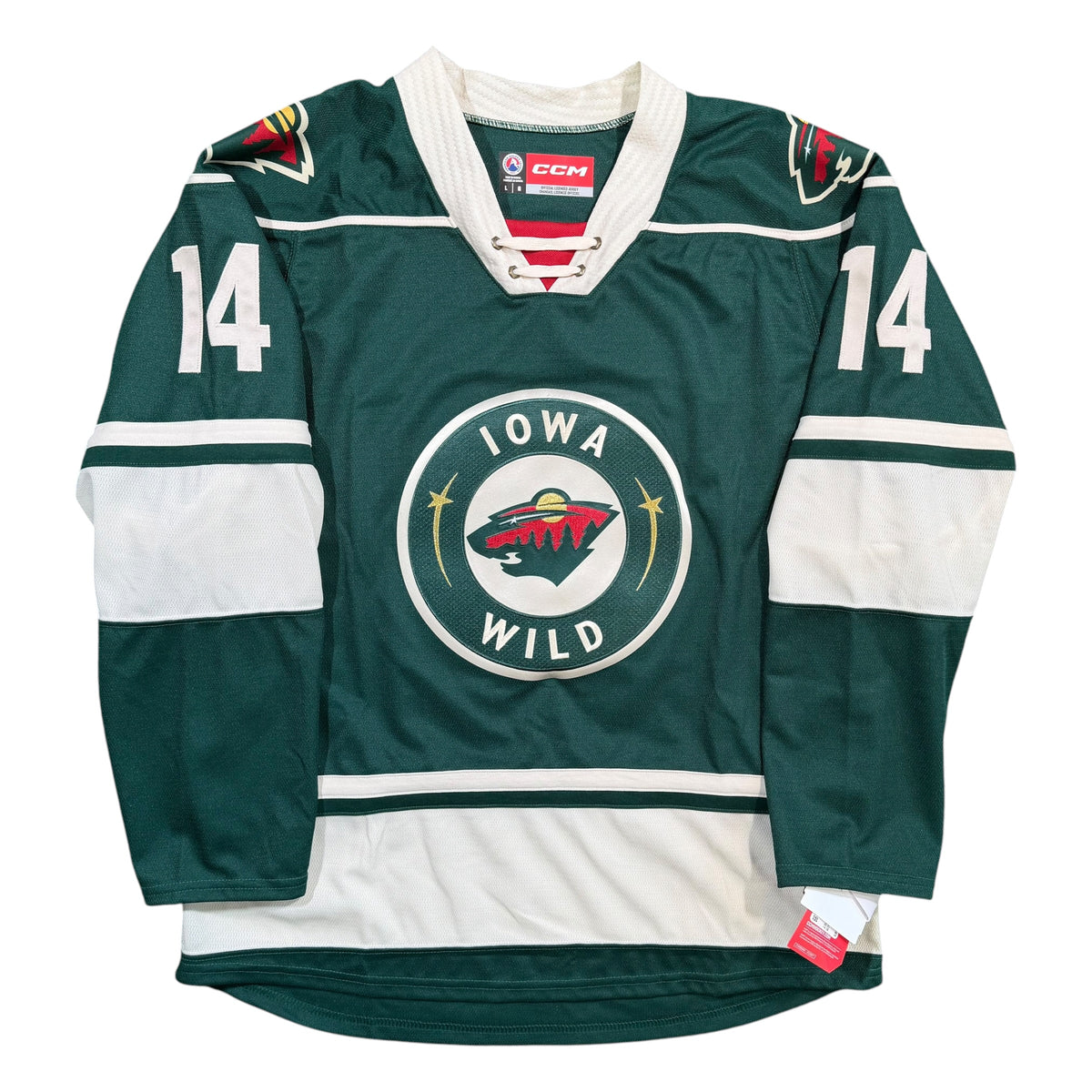 Eric Staal Iowa Wild CCM AHL Hockey Jersey - Large