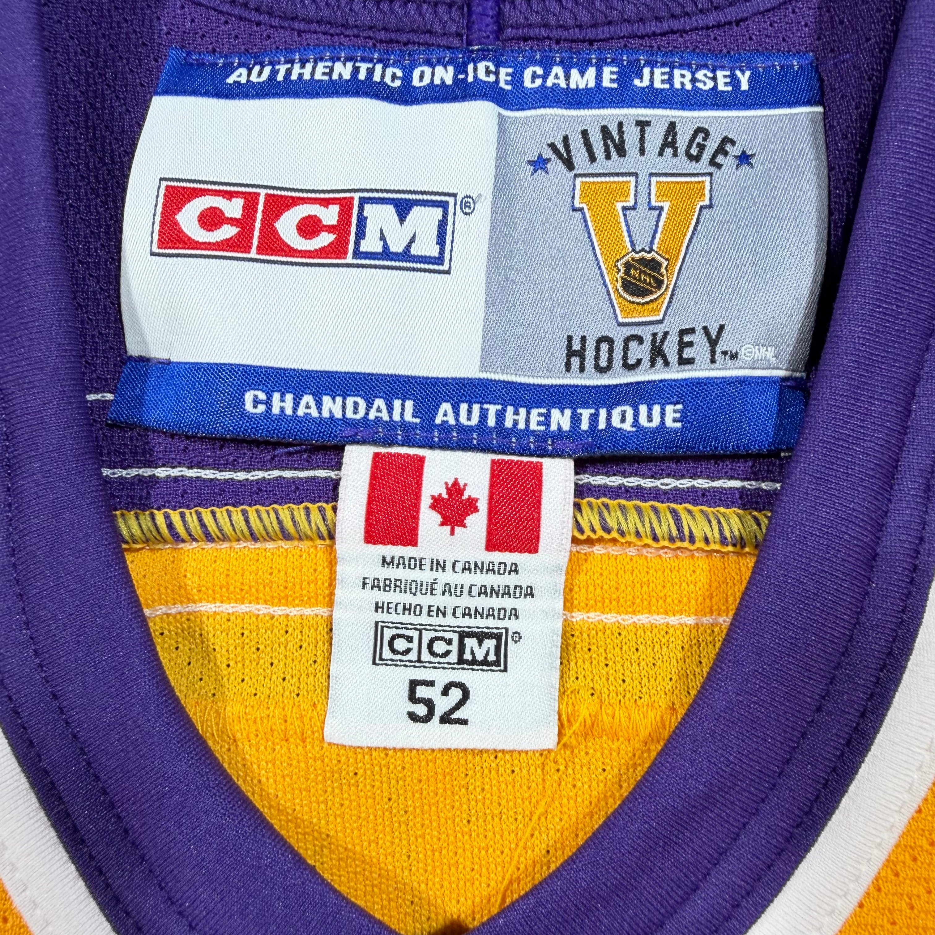 Luc Robitaille Los Angeles Kings Vintage CCM Authentic MIC NHL Jersey - 52