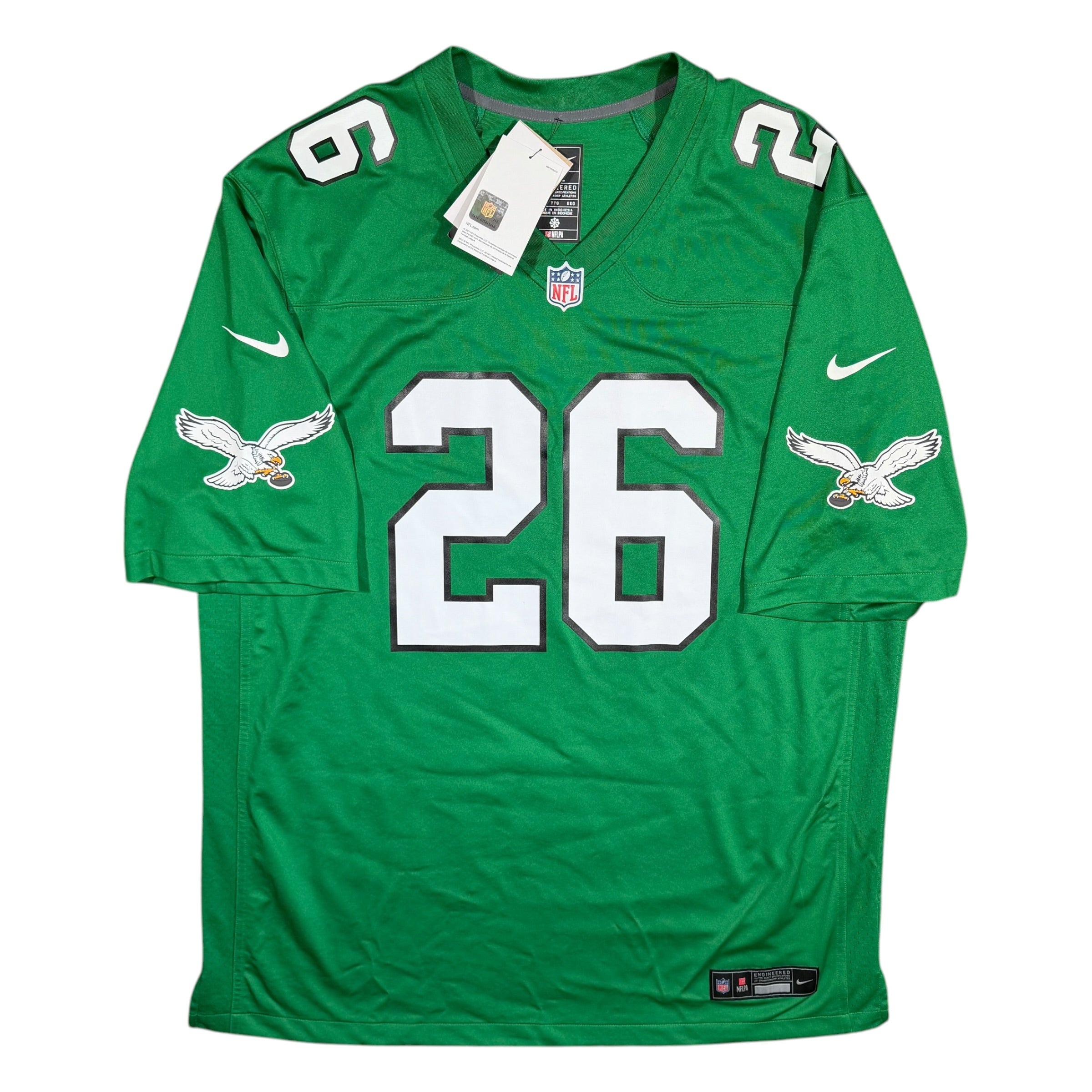 Saquon Barkley Philadelphia Eagles Kelly Green Nike NFL Jersey - XXL