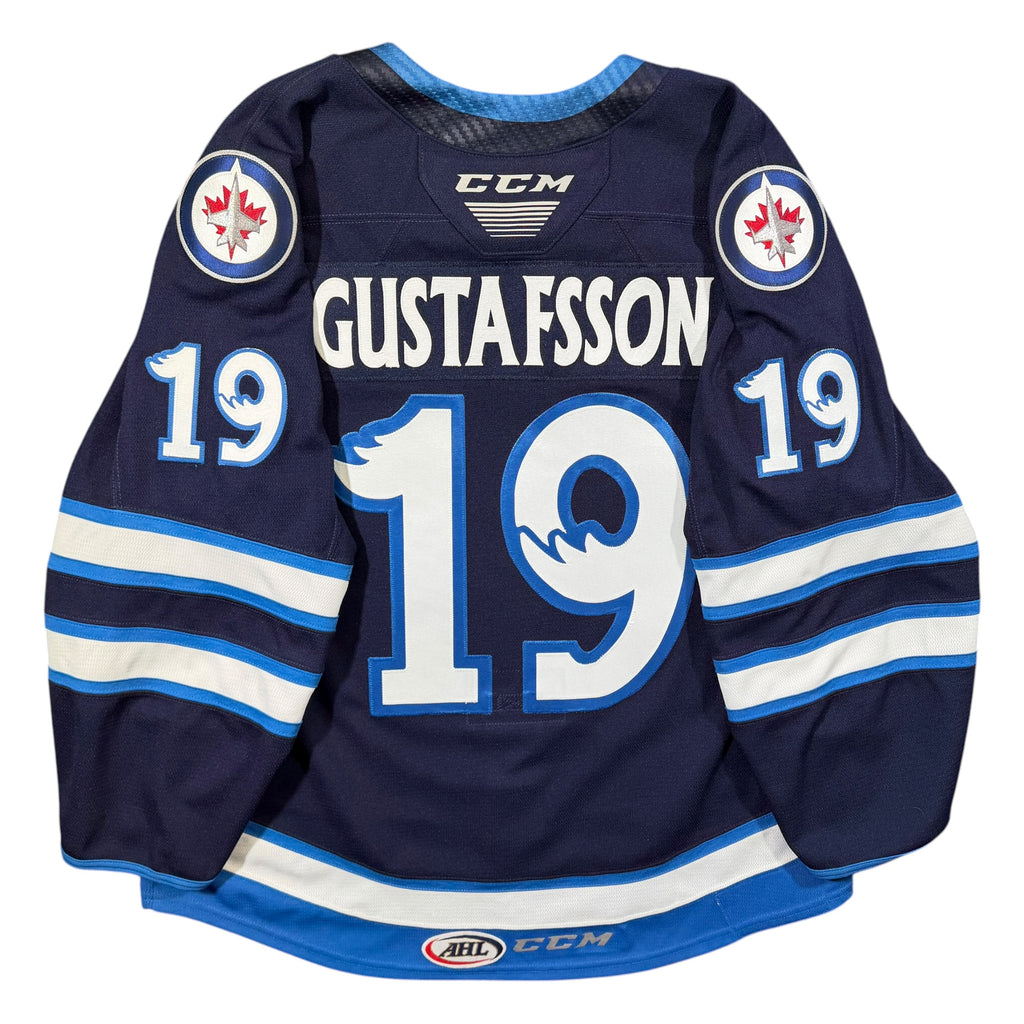 David Gustafsson Manitoba Moose 2023/24 Game Issued CCM AHL Jersey COA