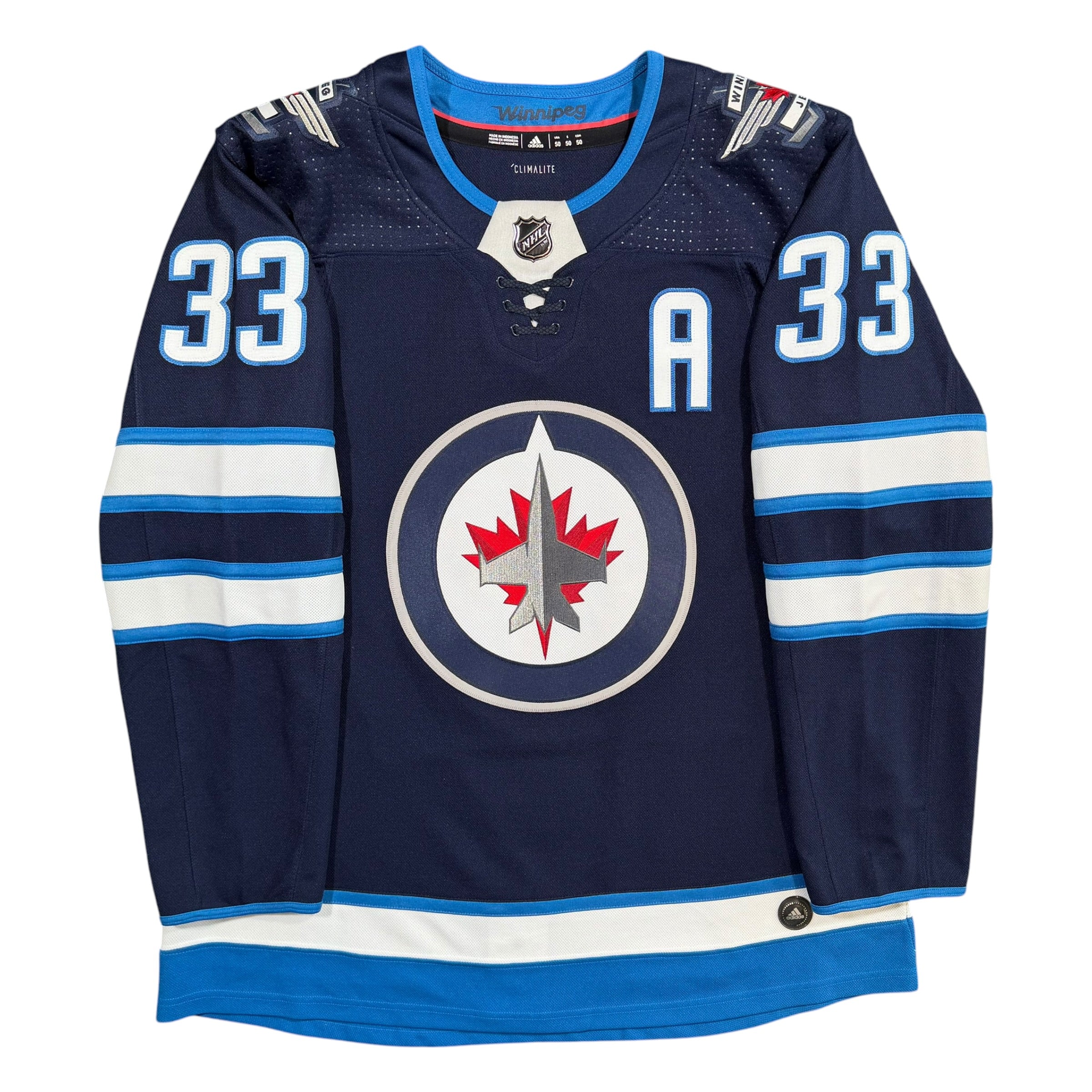 Dustin Byfuglien Winnipeg Jets Adidas NHL Jersey - 50/Medium