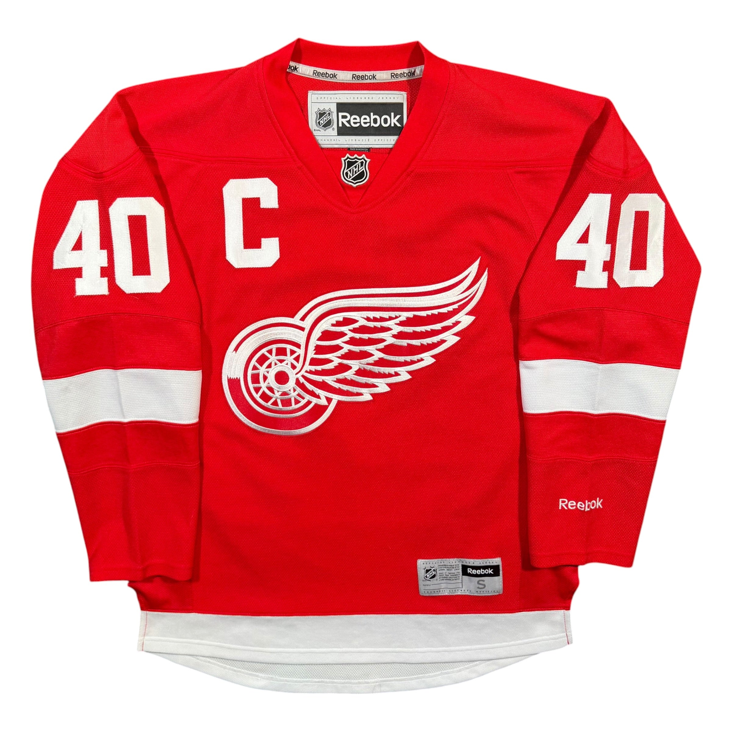 Henrik Zetterberg Detroit Red Wings Vintage Reebok NHL Jersey - Small