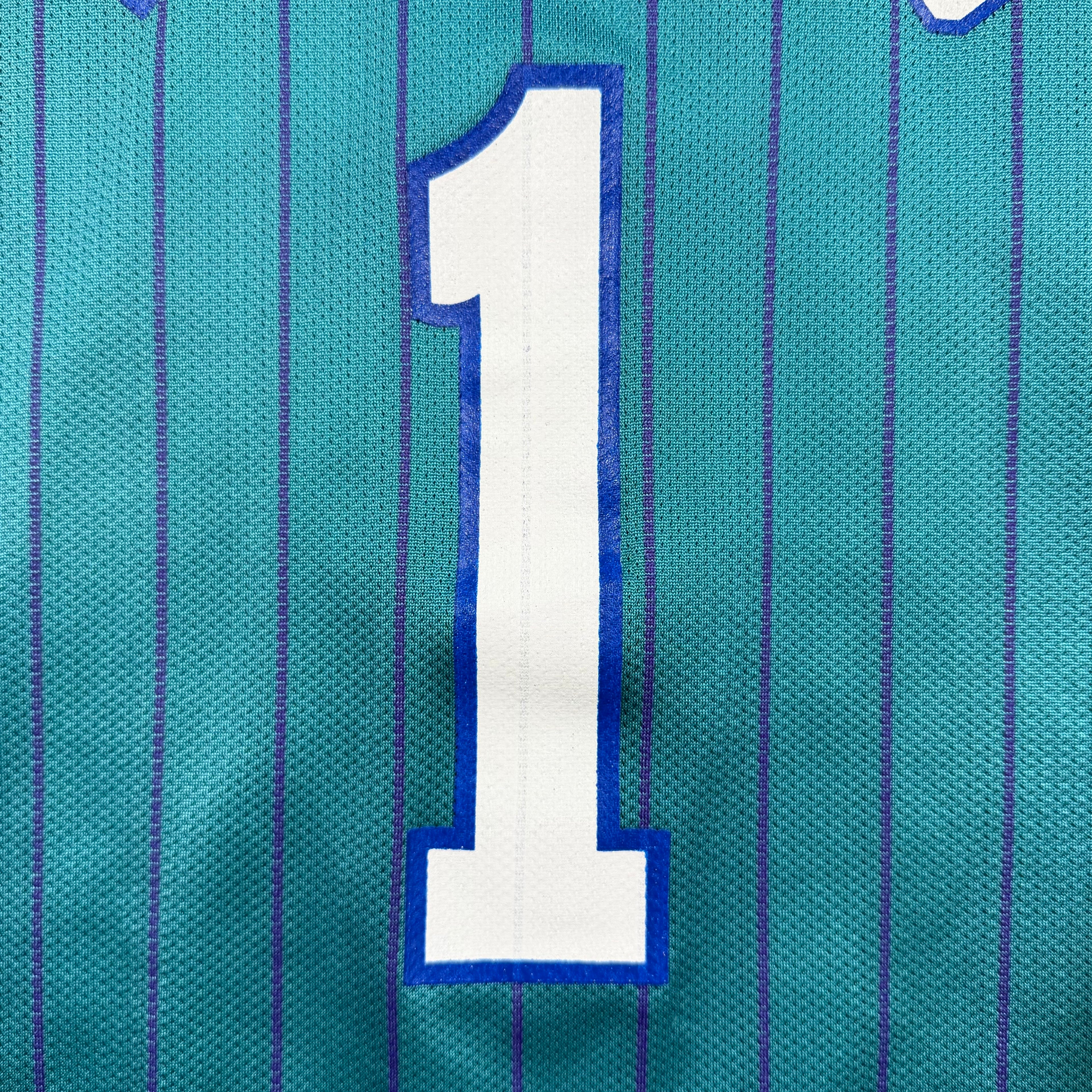 Baron Davis Charlotte Hornets Vintage Champion NBA Jersey - 40/Medium