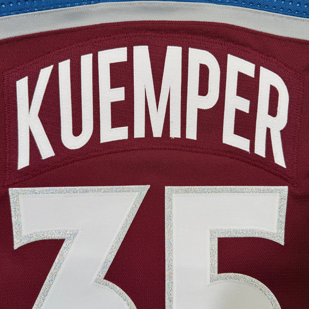 Darcy Kuemper Colorado Avalanche Adidas MIC Team Issued NHL Jersey - 58G