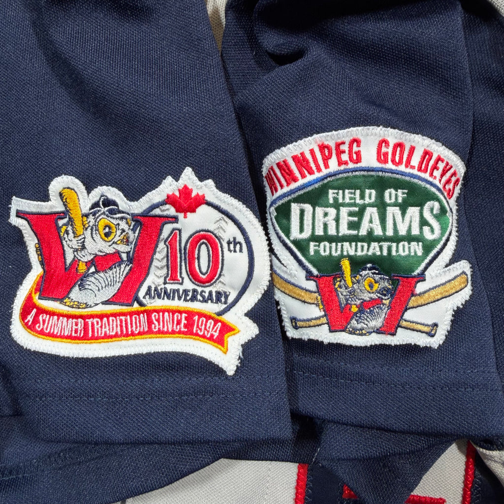 Jake McMurray Winnipeg Goldeyes 2003 Game Worn Jersey - XL
