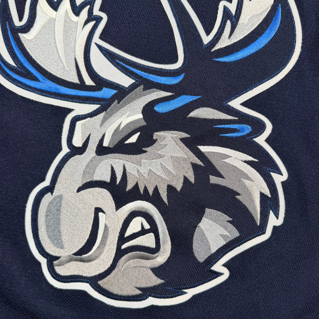 Peter Stoykewych Manitoba Moose Signed AHL CCM Hockey Jersey - Large