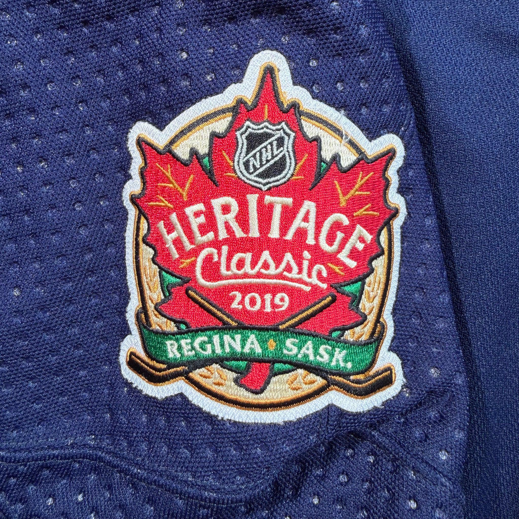 David Gustafsson Winnipeg Jets 2019 Heritage Classic Adidas MIC Jersey - 54/XL