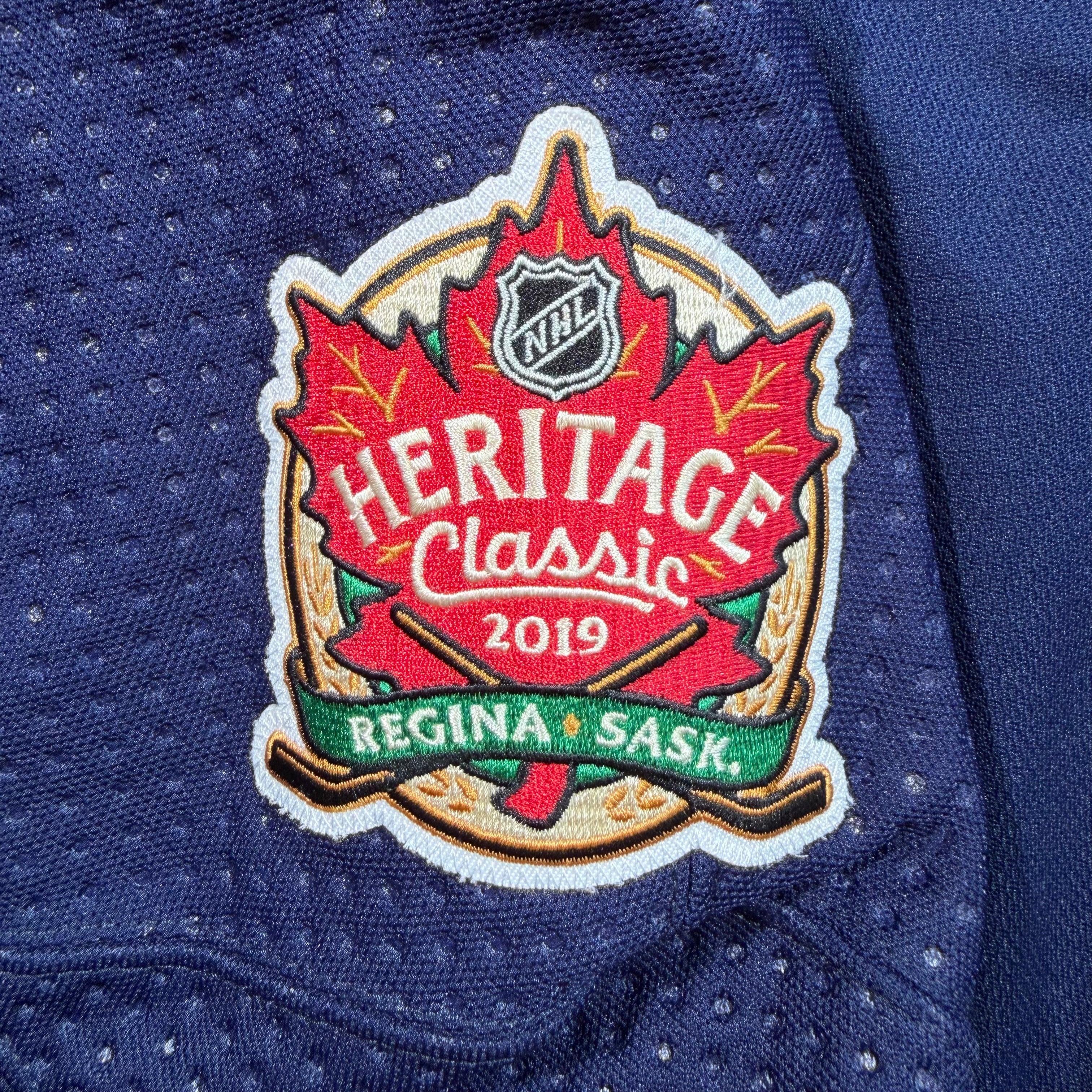 David Gustafsson Winnipeg Jets 2019 Heritage Classic Adidas MIC Jersey - 54/XL