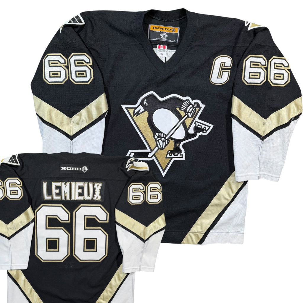 Mario Lemieux Pittsburgh Penguins Vintage Koho Authentic MIC NHL Jersey - 52/XL