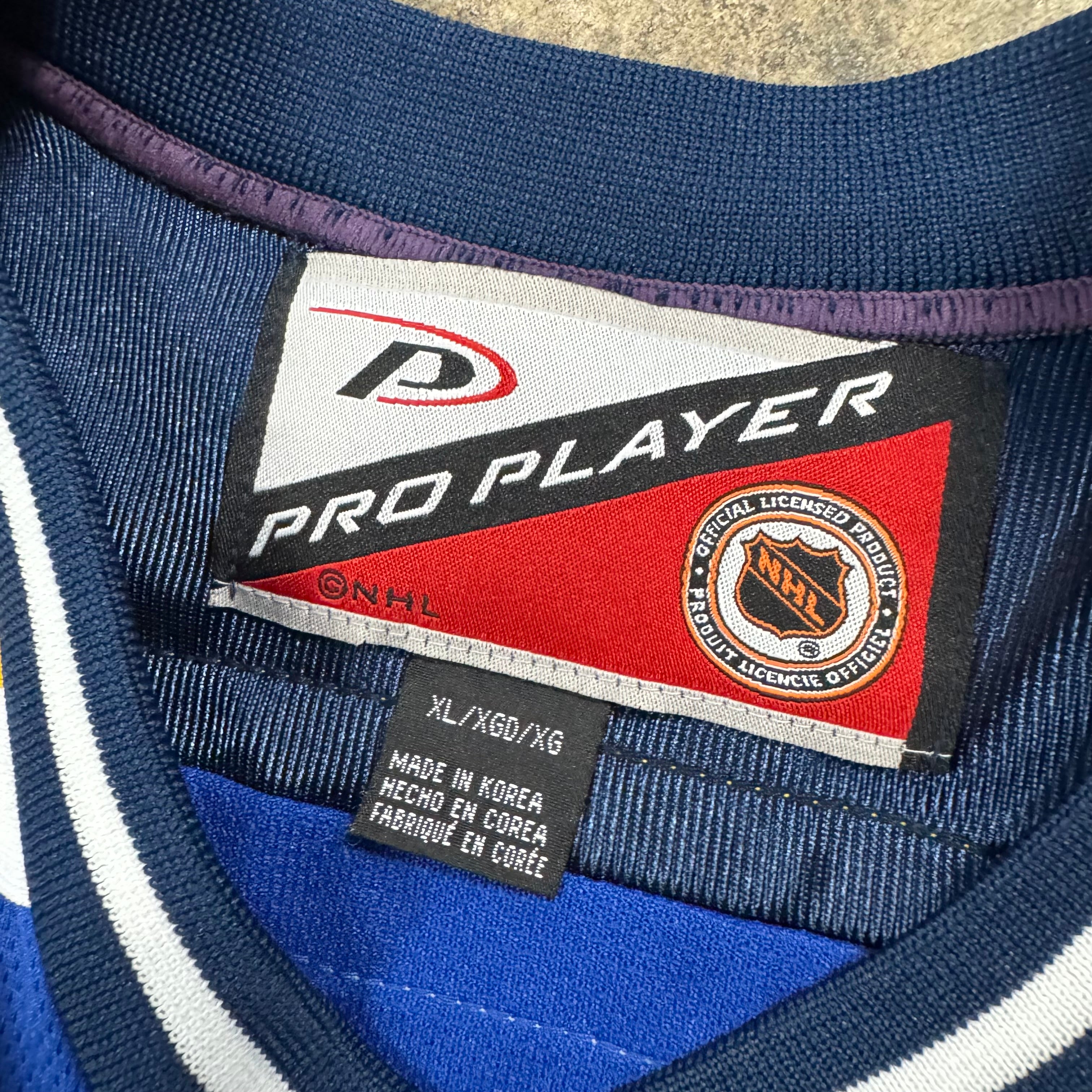 St. Louis Blues Vintage Pro Player NHL Hockey Jersey Size XL
