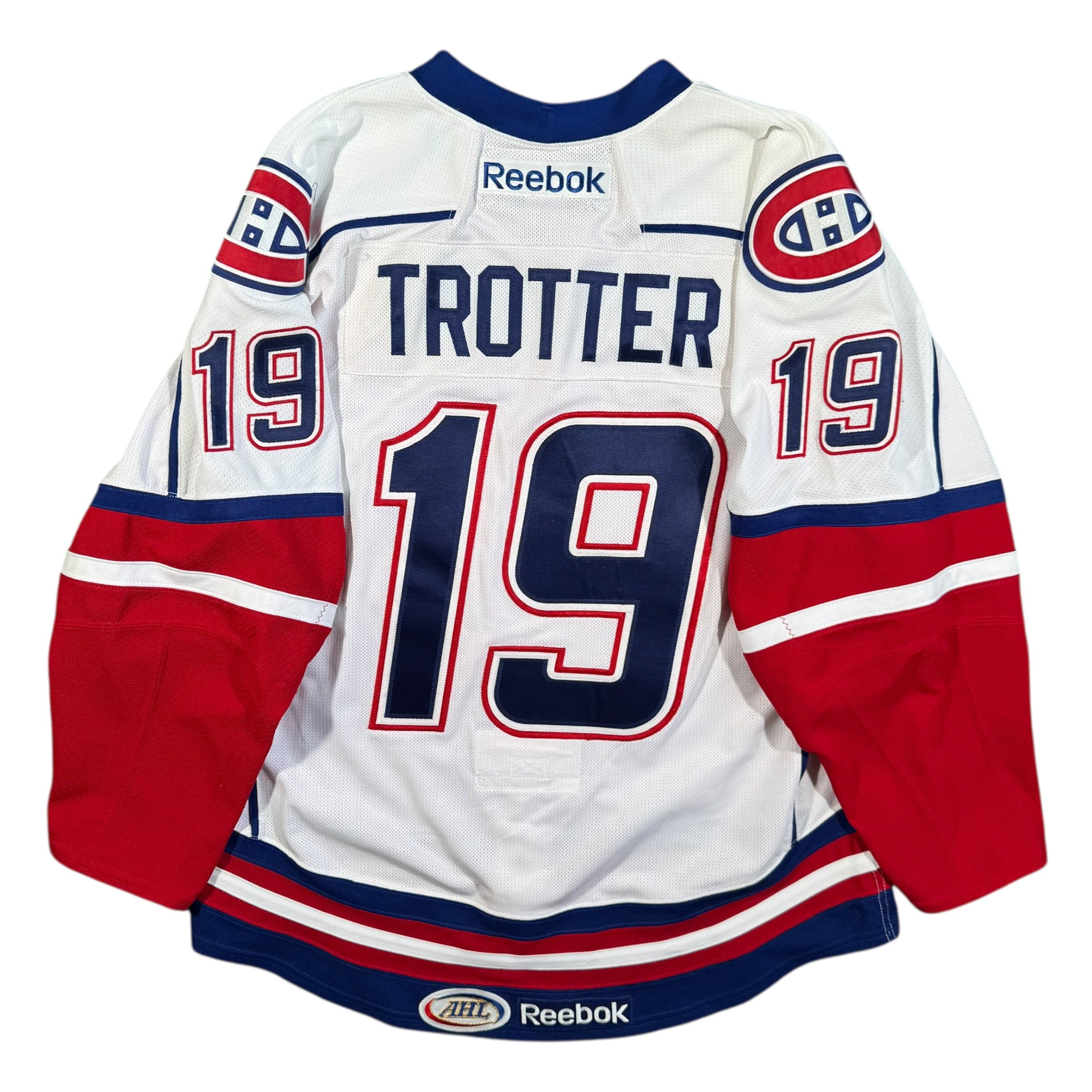 Brock Trotter Hamilton Bulldogs 2011/12 Game Worn AHL Reebok Jersey