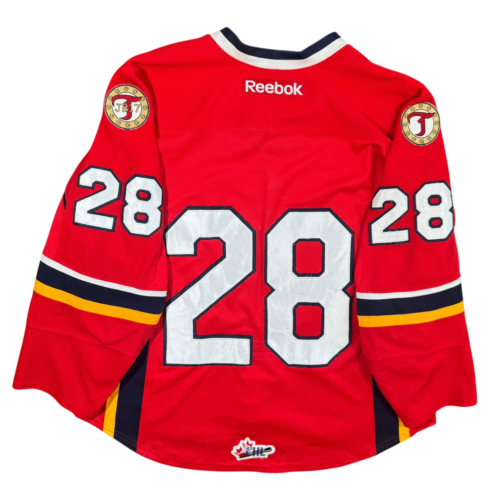 Nicholas Blanchard Acadie Bathurst Titans 2013/14 Game Worn QMJHL Reebok Jersey