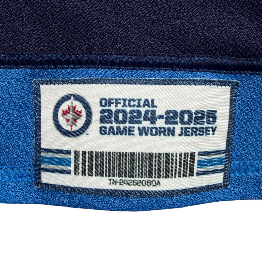 Dylan DeMelo Winnipeg Jets 2024/25 Game Worn Fanatics NHL Jersey COA