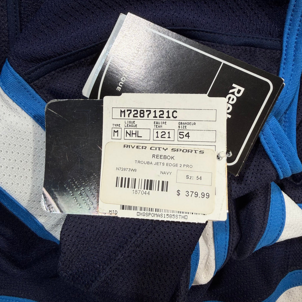 Jacob Trouba Winnipeg Jets MIC Reebok Authentic NHL Jersey - 54/XL
