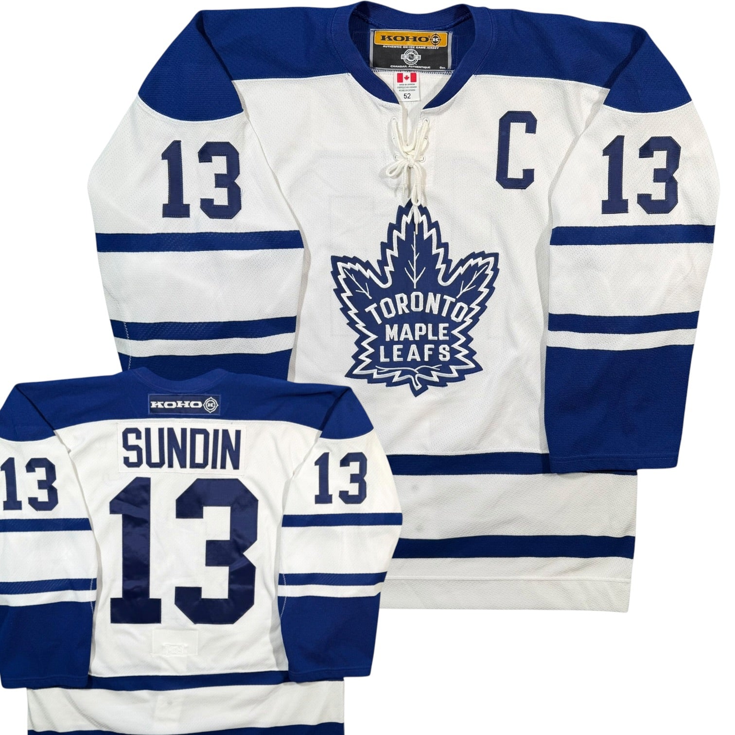 Mats Sundin Toronto Maple Leafs Vintage Alternate Authentic MIC NHL Jersey - 52/XL