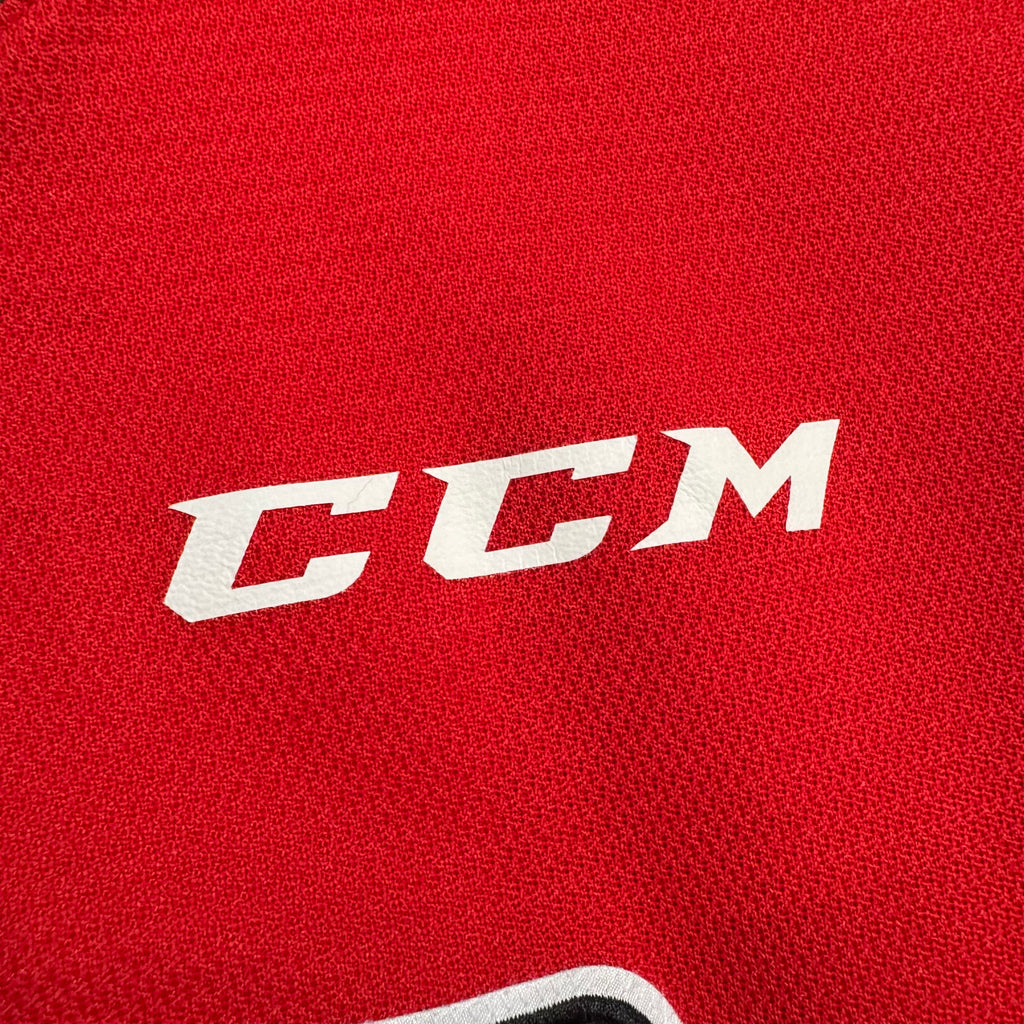 William Portokalis Owen Sound Attack 2021-22 Game Worn OHL CCM Hockey Jersey COA