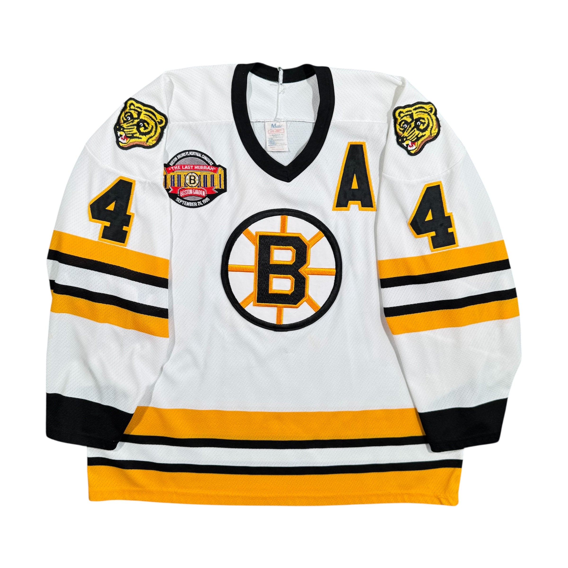 Bobby Orr Boston Bruins Memorial Patch Vintage CCM Jersey Size Large