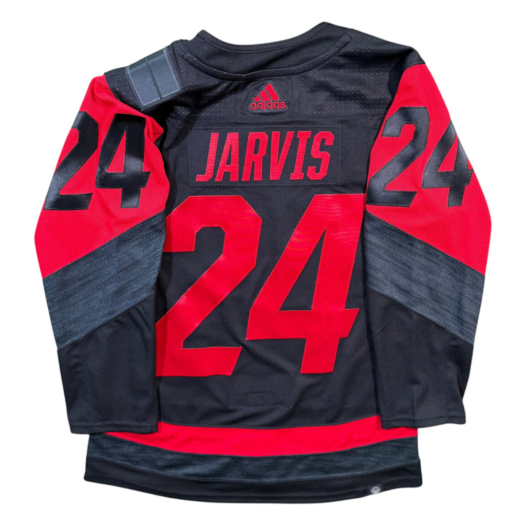 Seth Jarvis Carolina Hurricanes 2023 Stadium Series Adidas NHL Jersey - 46/Small