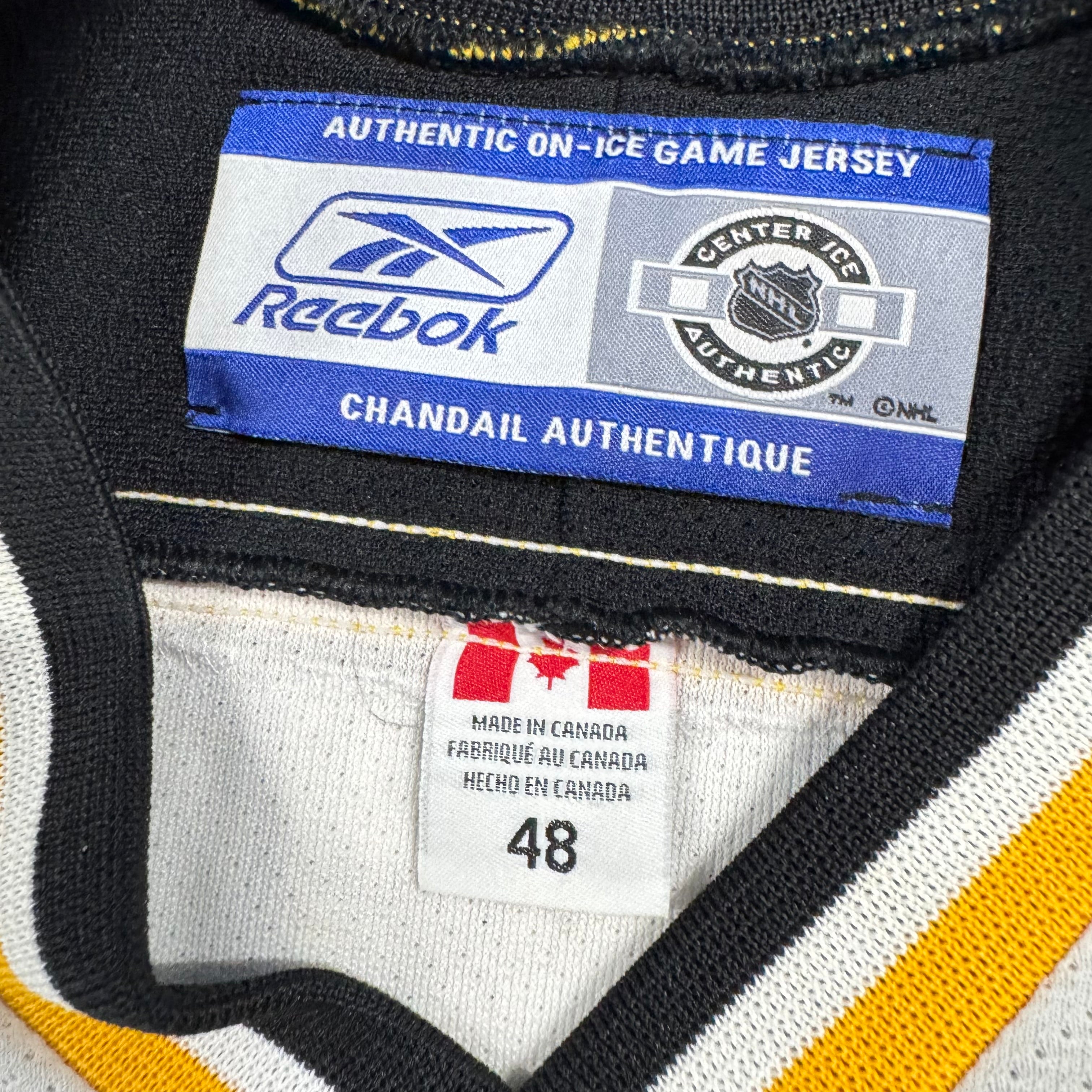 Andrew Alberts Boston Bruins Vintage Authentic Signed Reebok NHL Jersey Size 48