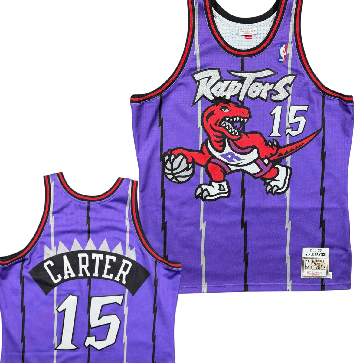 Vince Carter Toronto Raptors Authentic Mitchell & Ness NBA Jersey - 48/XL