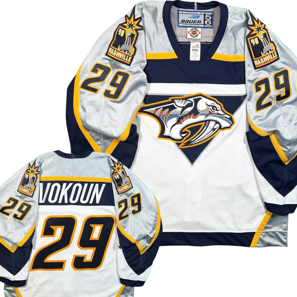 Tomas Vokoun Nashville Predators Inaugural Authentic Bauer NHL Jersey - 56/XXL