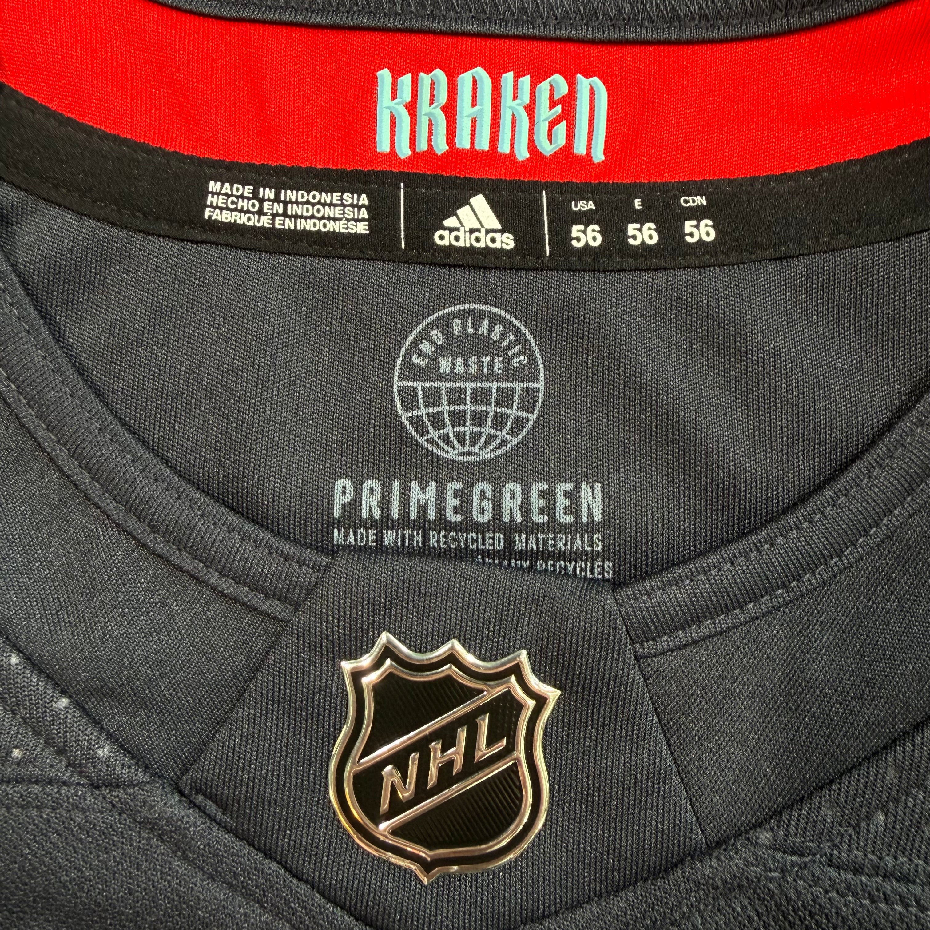 Jordan Eberle Seattle Kraken Adidas NHL Jersey - 56/XXL