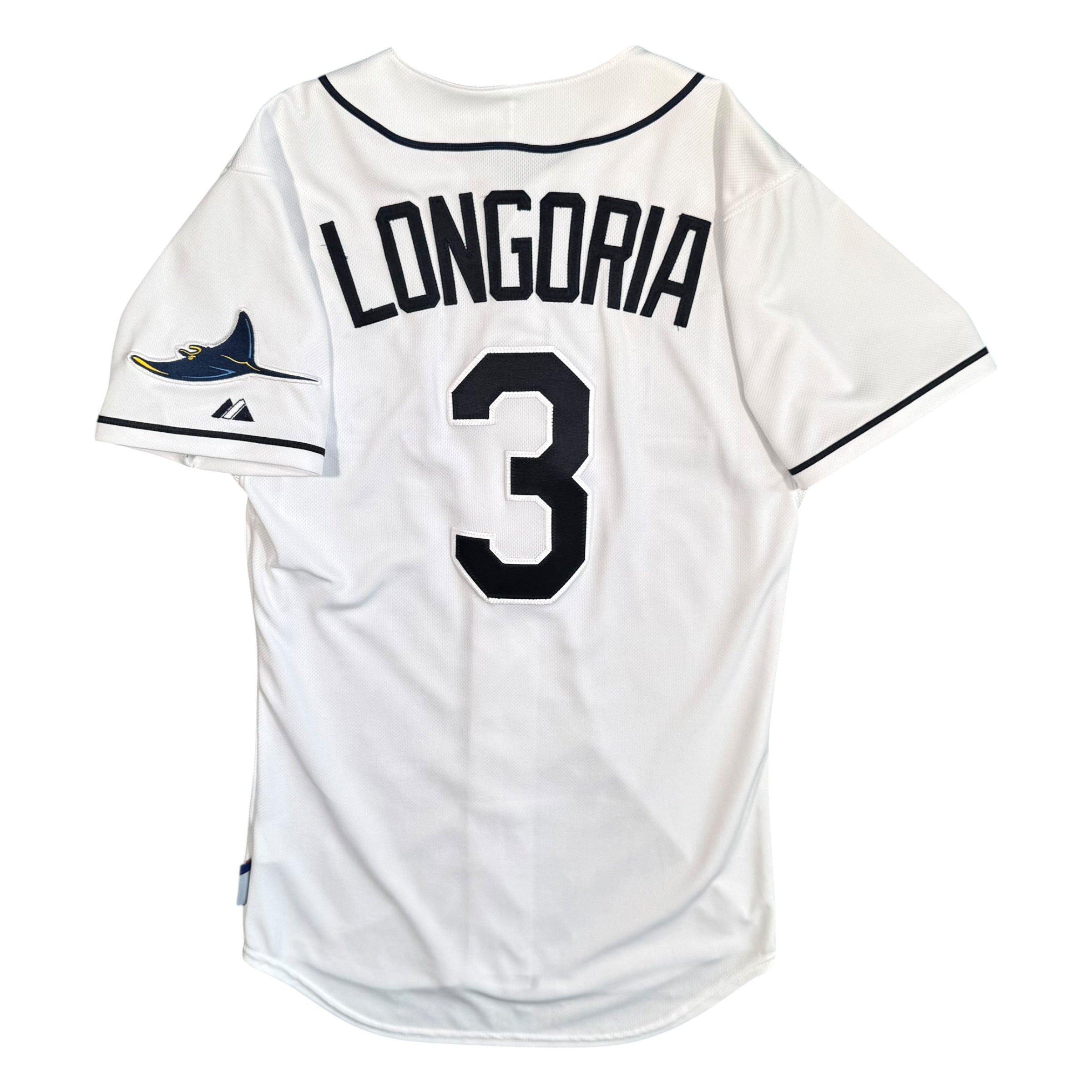 Evan Longoria Tampa Bay Rays Authentic Majestic MLB Jersey - 40/Medium