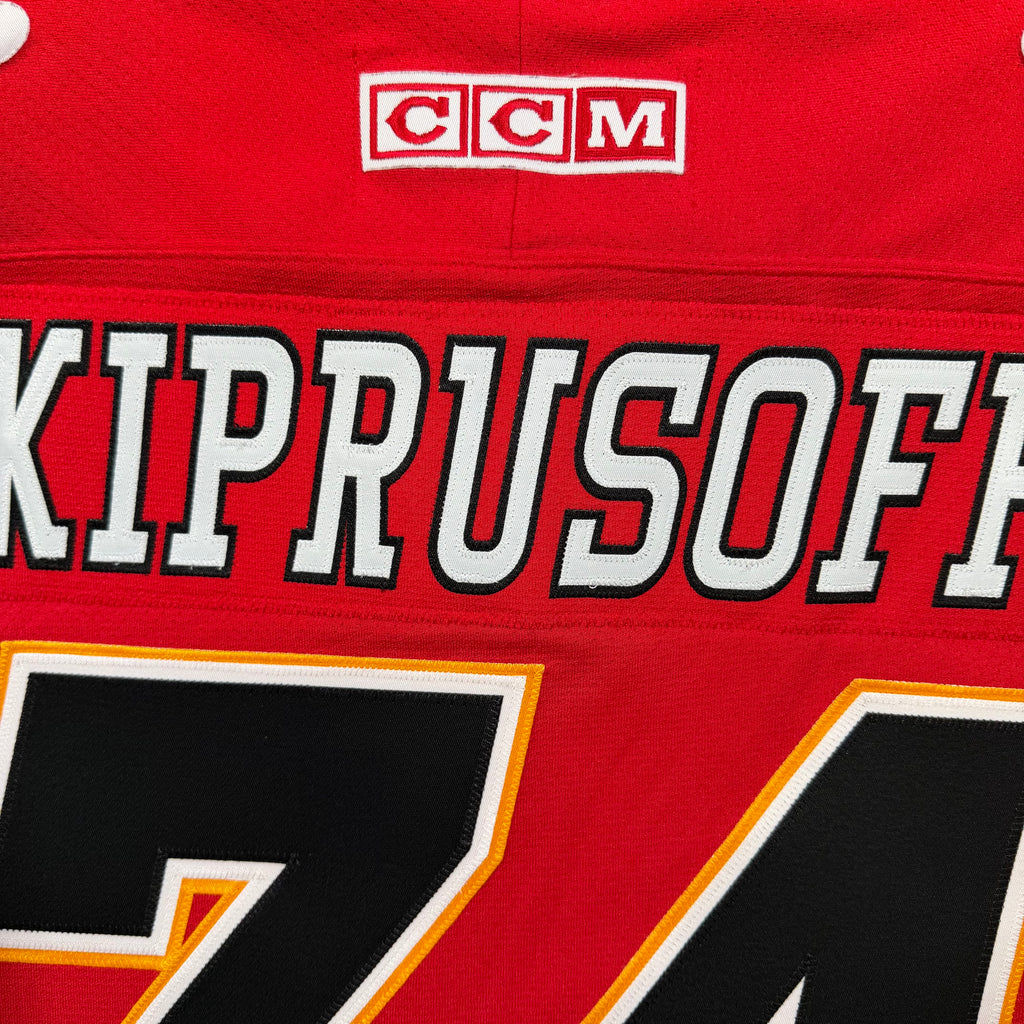 Miikka Kiprusoff Calgary Flames Vintage CCM NHL Jersey - Small