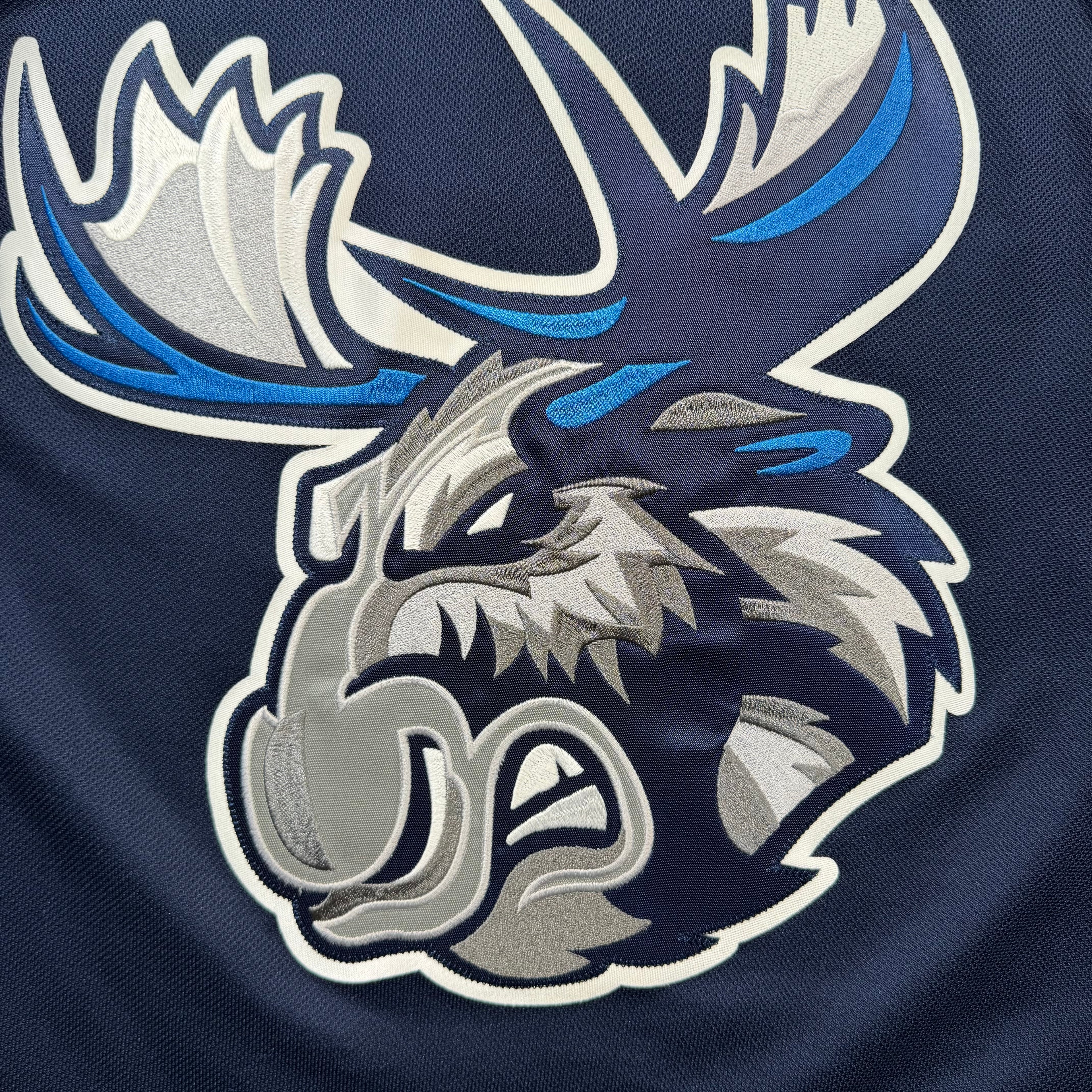 Connor Hellebuyck Manitoba Moose CCM AHL Hockey Jersey - XL