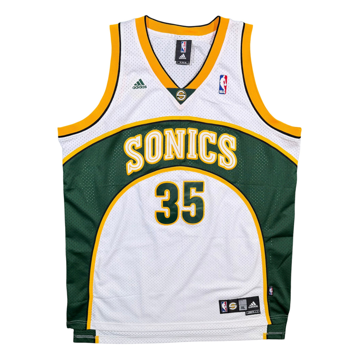 Kevin Durant Seattle SuperSonics Vintage Adidas Rookie NBA Jersey - XL