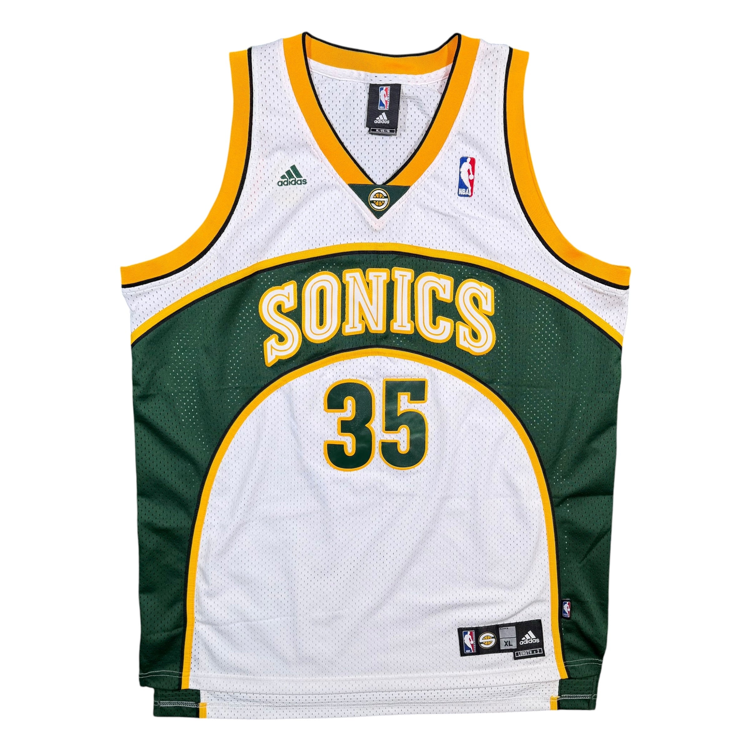 Kevin Durant Seattle SuperSonics Vintage Adidas Rookie NBA Jersey - XL