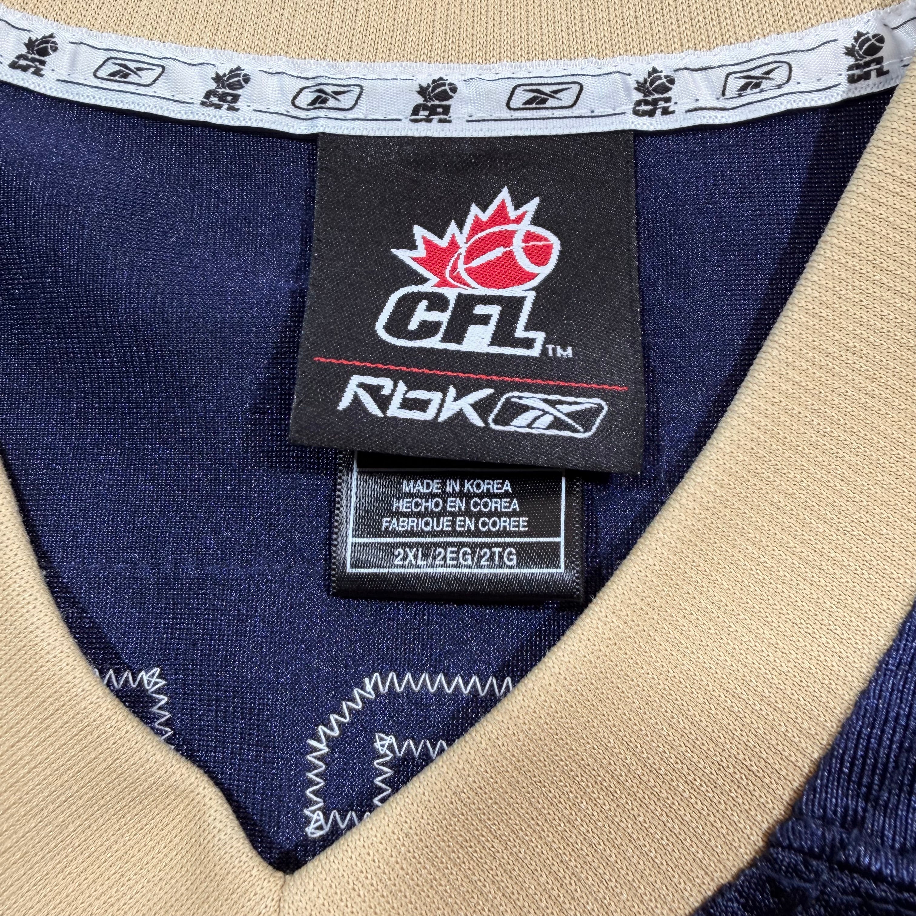 Milt Stegall Winnipeg Blue Bombers Vintage Reebok CFL Jersey - XXL