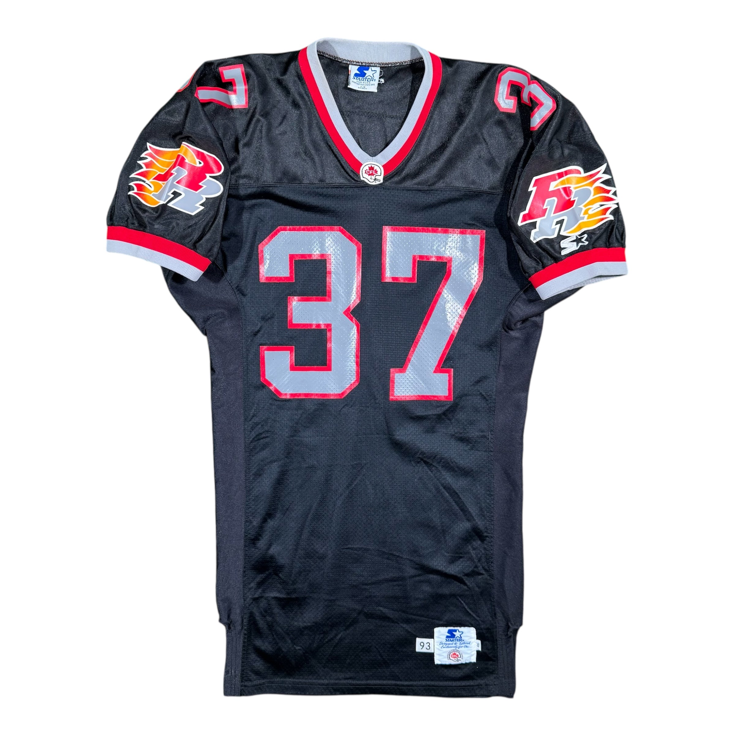 John Hardy Ottawa Rough Riders 1993 Team Issued CFL Starter Jersey