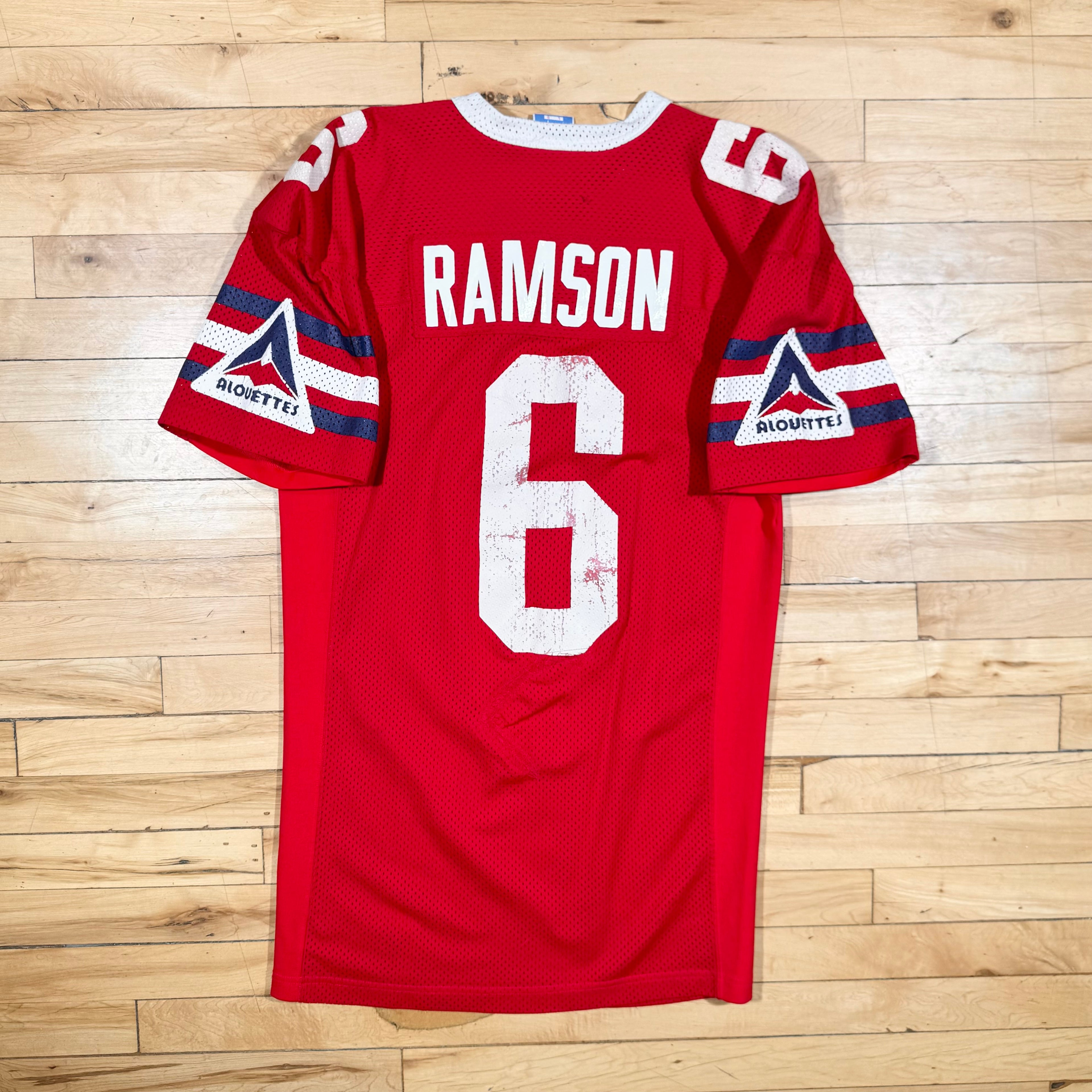 Brian Ramson Montreal Alouettes 1986 Game Worn CFL Champion Jersey