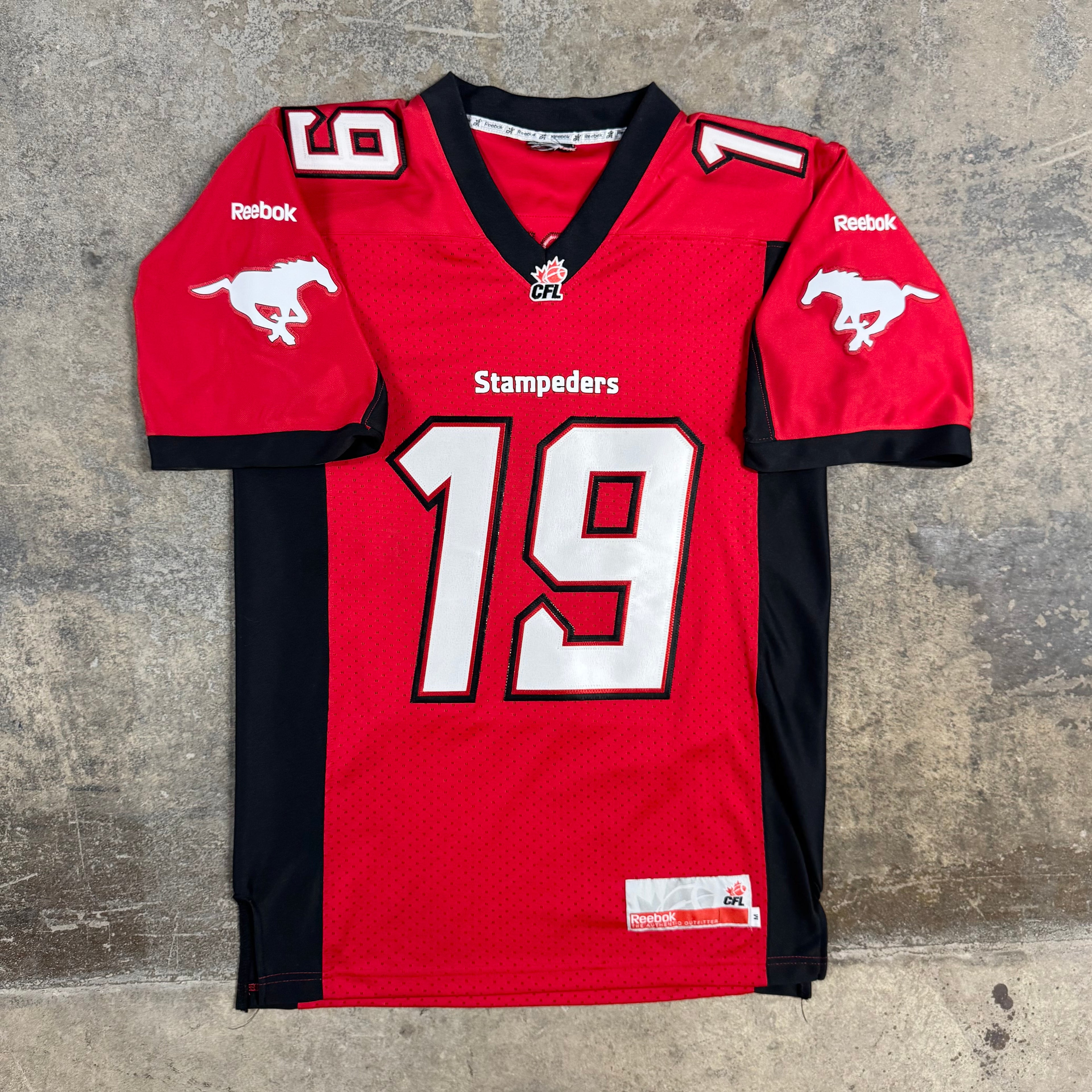 Bo Levi Mitchell Calgary Stampeders Reebok CFL Football Jersey Size Medium