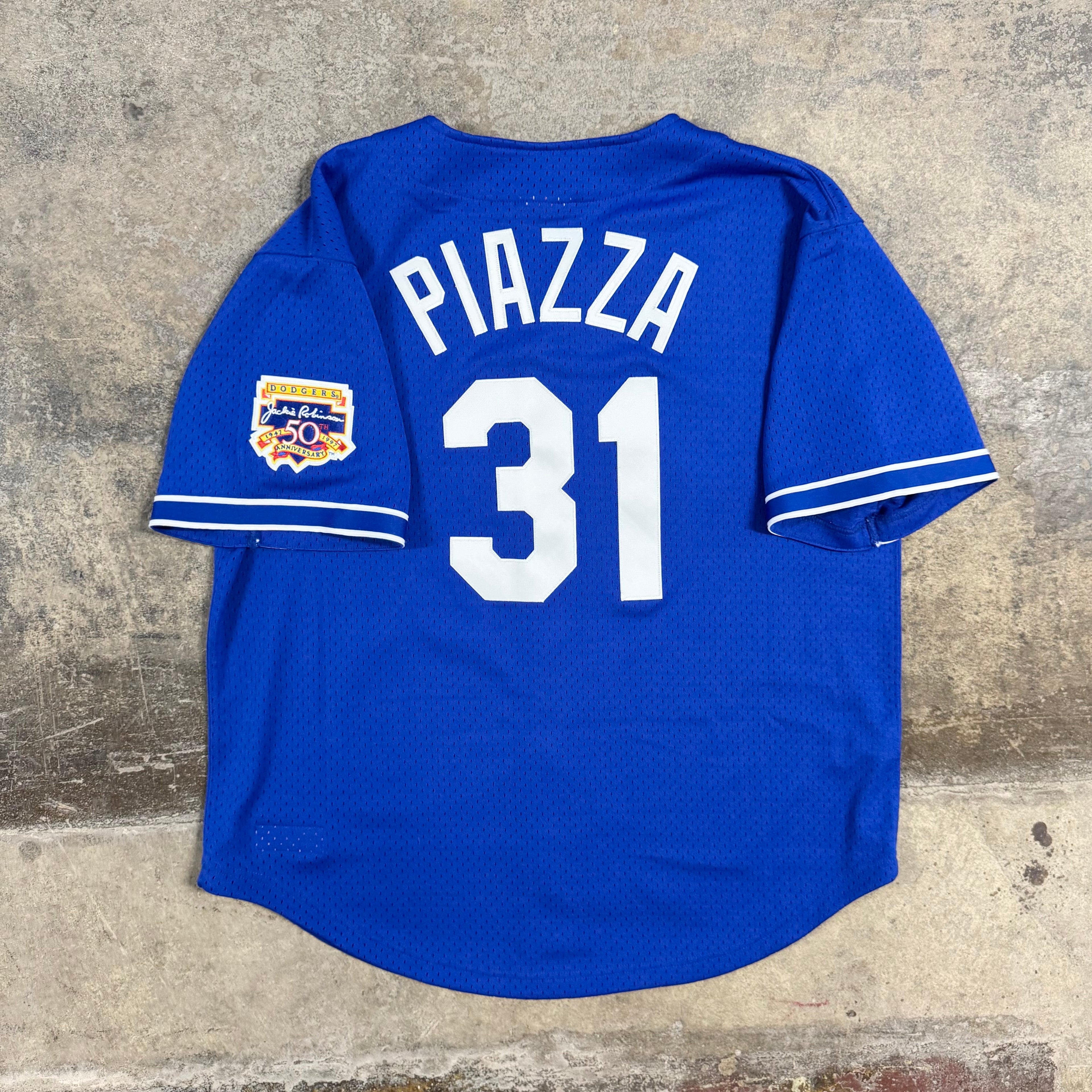 Mike Piazza Los Angeles Dodgers Mitchell & Ness MLB Baseball Jersey Size XL 48