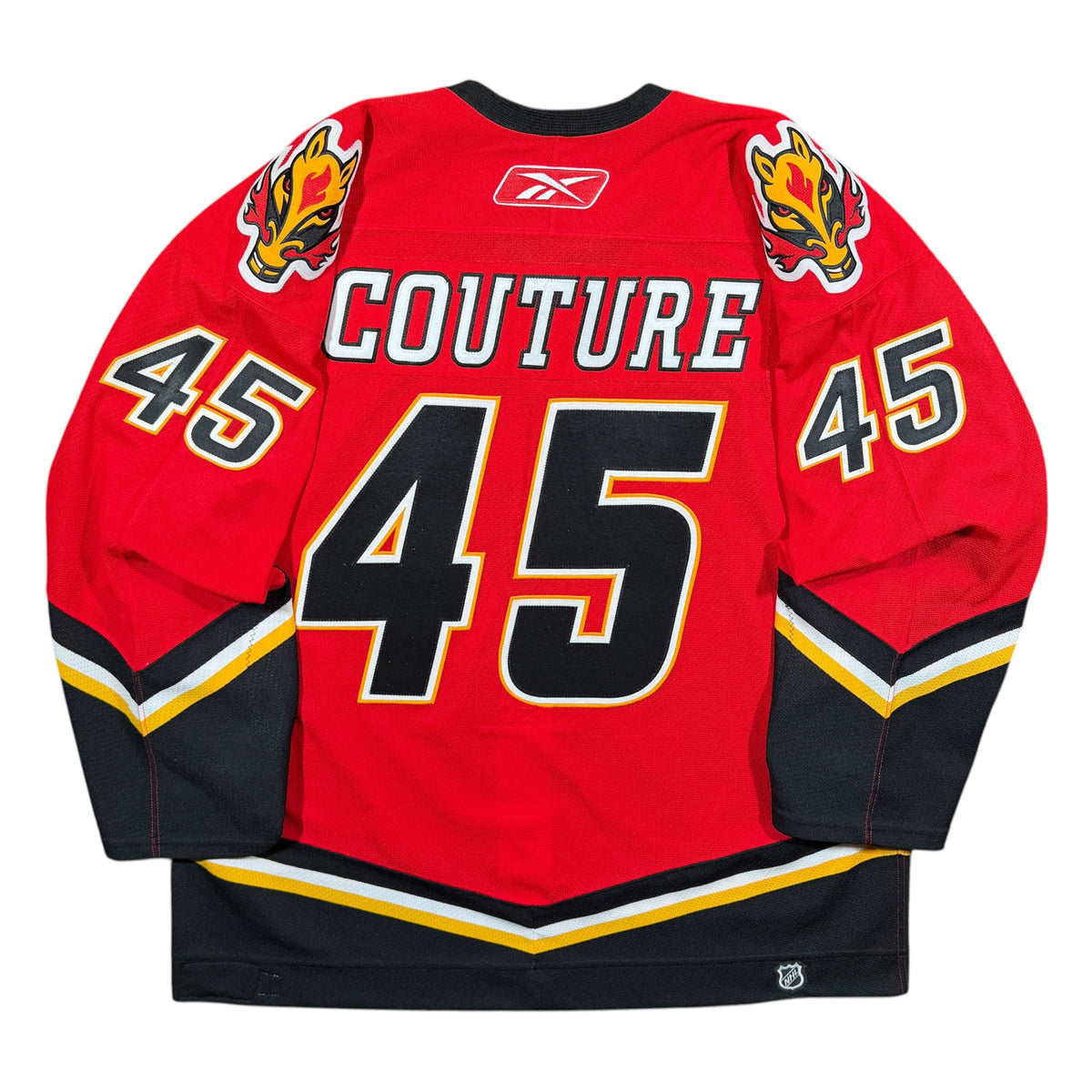 Derek Couture Calgary Flames 2005/06 Game Issued Reebok NHL Jersey COA