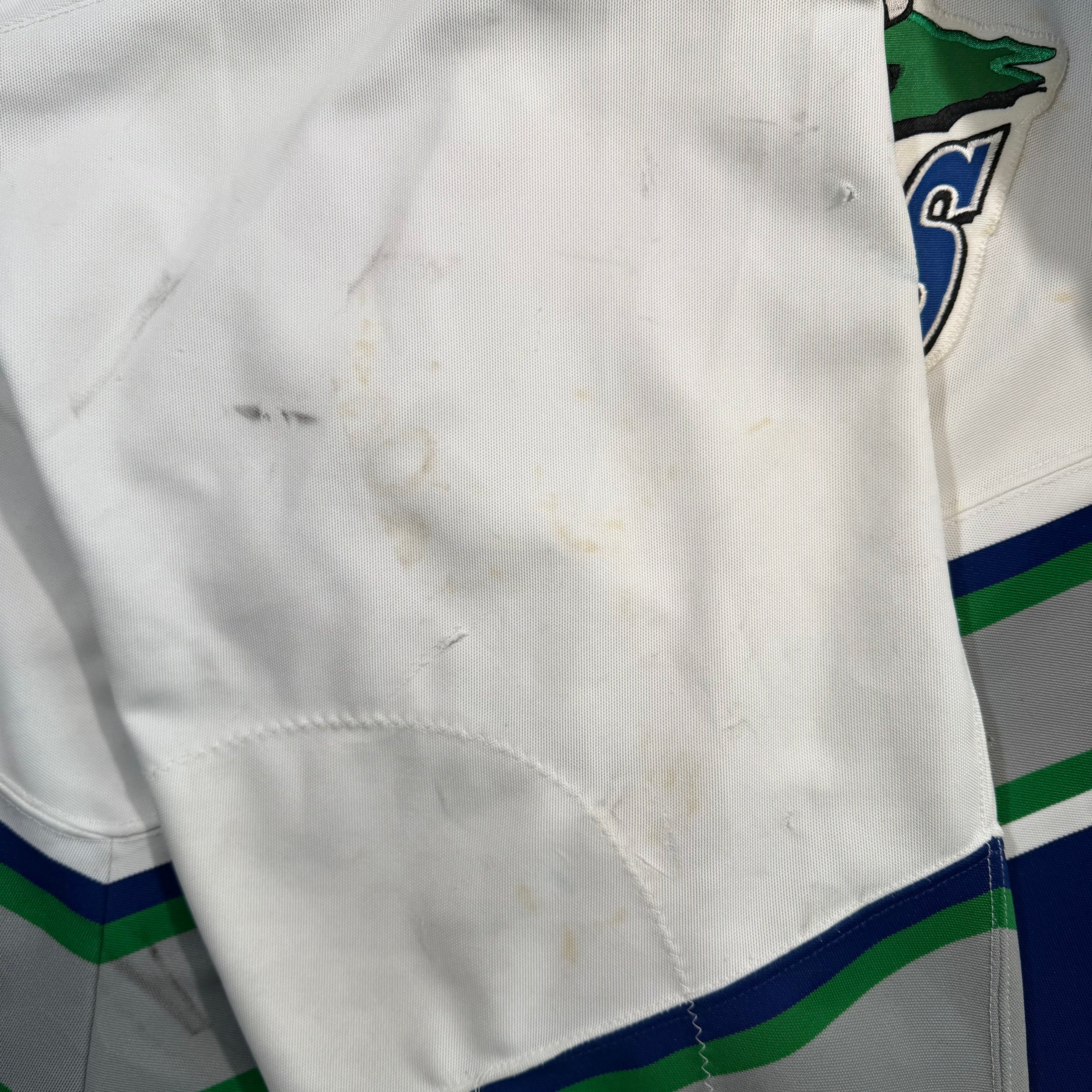 Myles Rumsey Swift Current Broncos Game Worn Reebok WHL Jersey