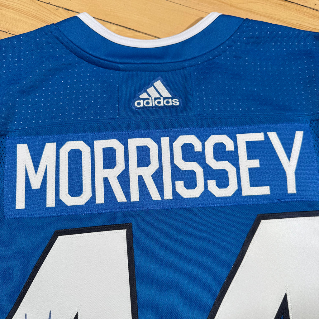 Josh Morrissey Winnipeg Jets Aviator Adidas Signed NHL Hockey Jersey Size 52 Large NEW