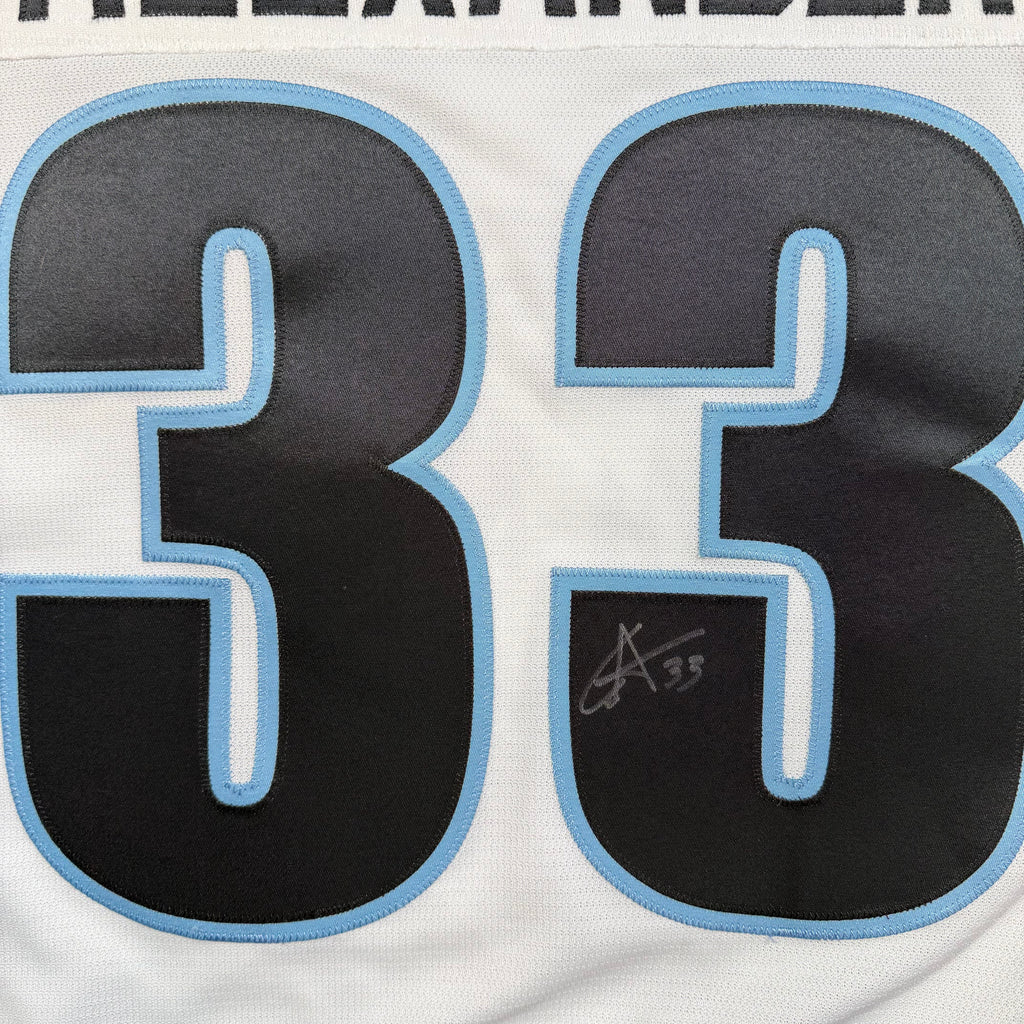 Gage Alexander Winnipeg Ice Signed WHL CCM Jersey - XL