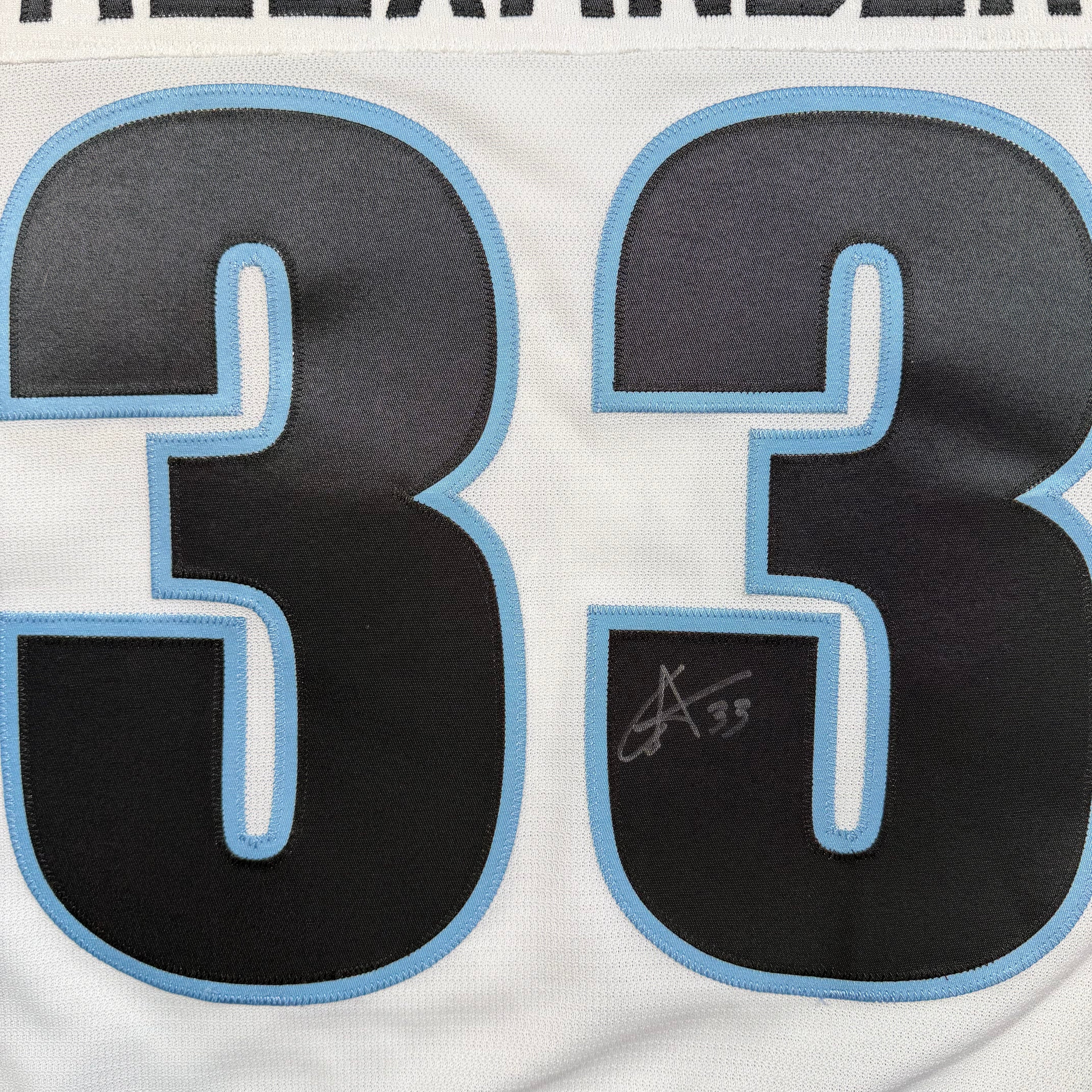 Gage Alexander Winnipeg Ice Signed WHL CCM Jersey - XL