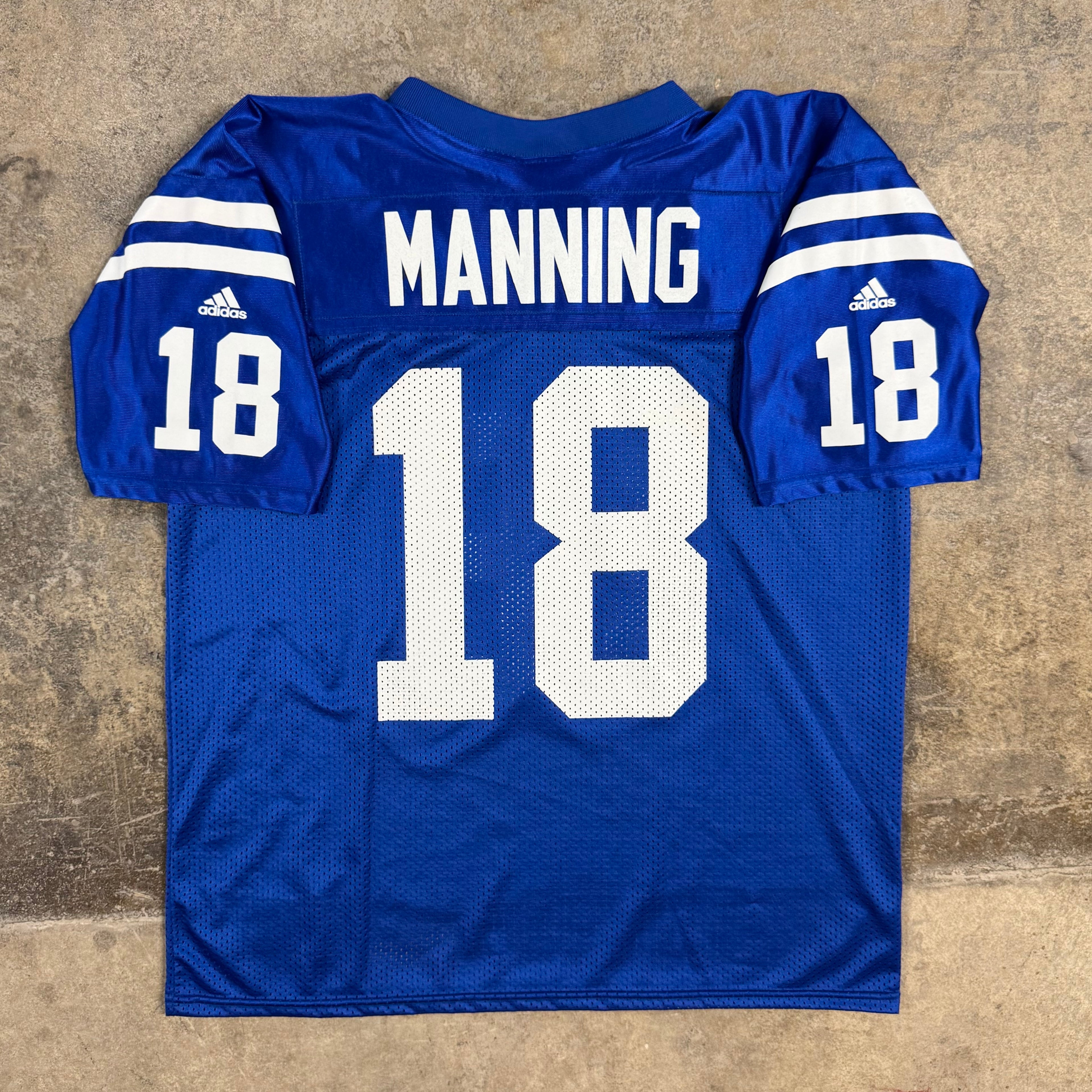 Peyton Manning Indianapolis Colts Vintage Adidas NFL Jersey Size Large