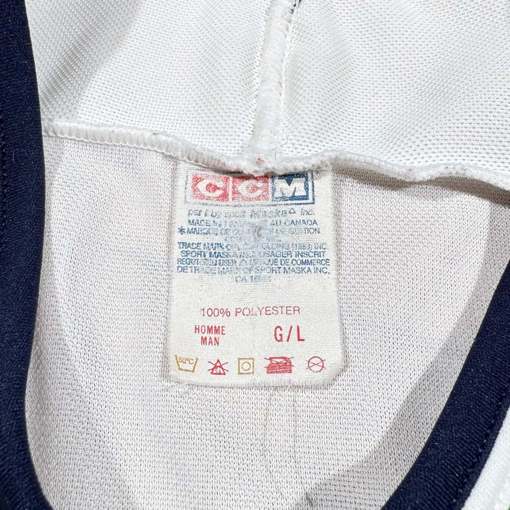 Hartford Whalers Vintage CCM NHL Hockey Jersey Size Large
