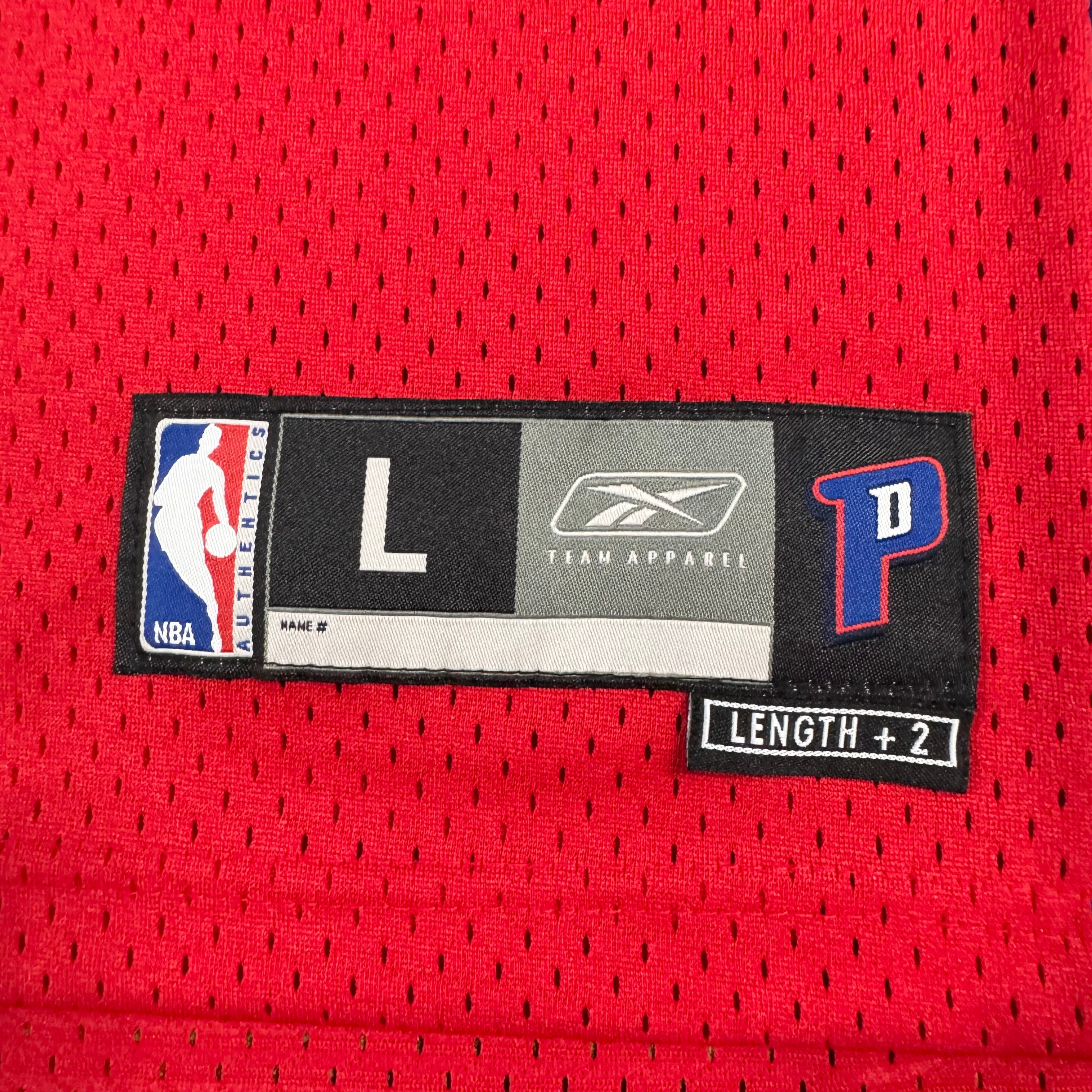 Chauncey Billups Detroit Pistons Vintage Reebok NBA Jersey Size Large