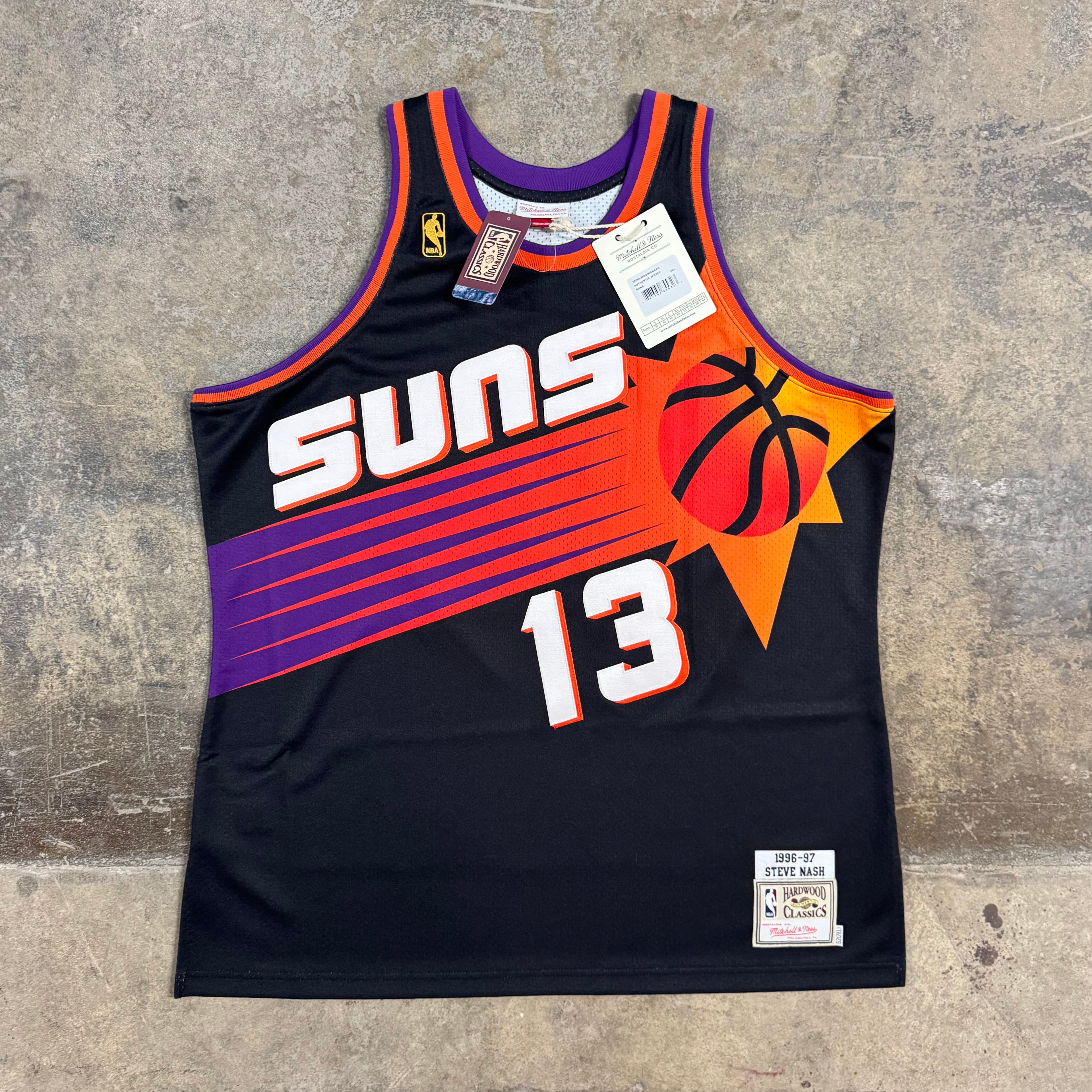 Steve Nash Phoenix Suns Authentic Mitchell & Ness NBA Jersey Size 52 XXL NEW