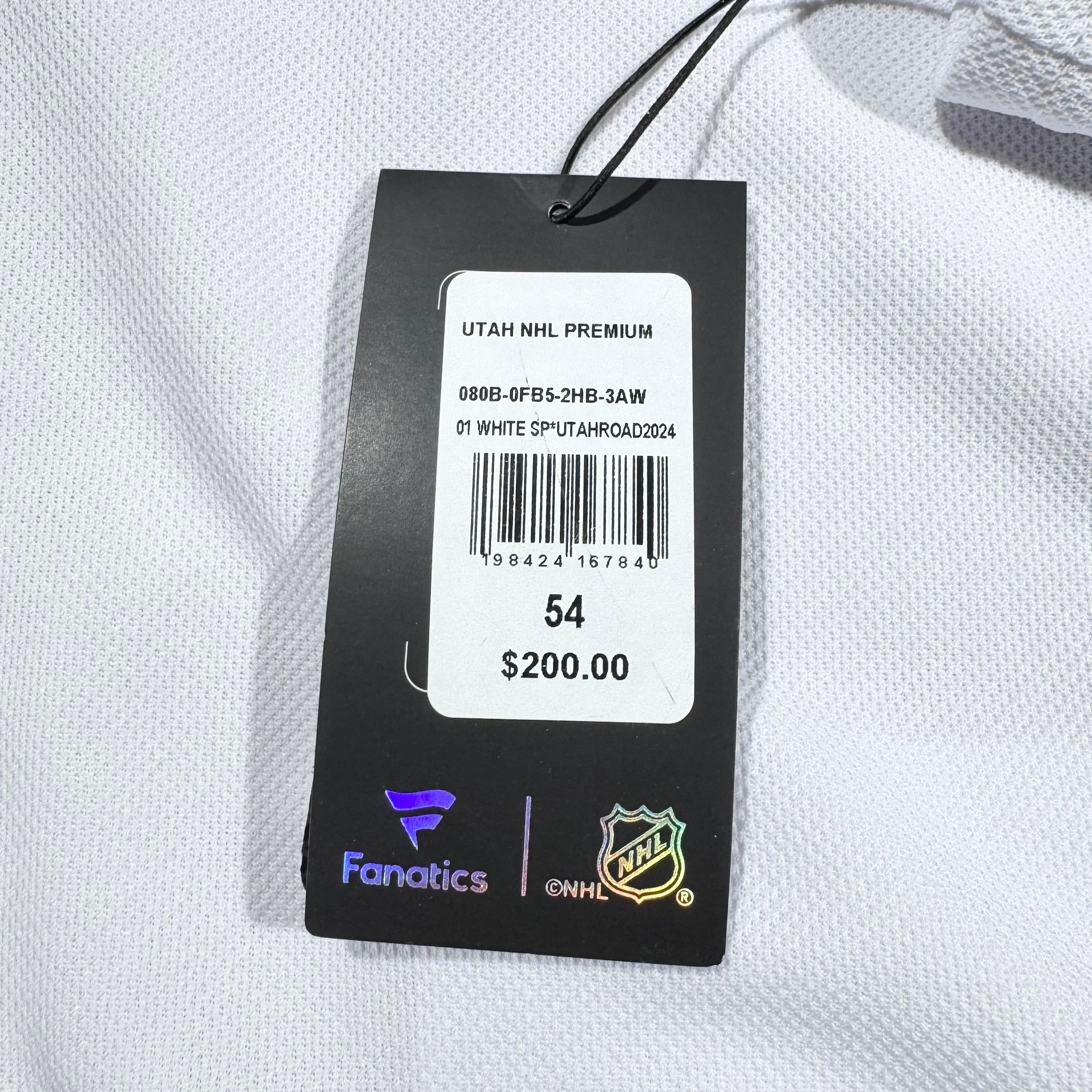 Utah Hockey Club Inaugural Season Fanatics Premium NHL Hockey Jersey Size 54 NEW